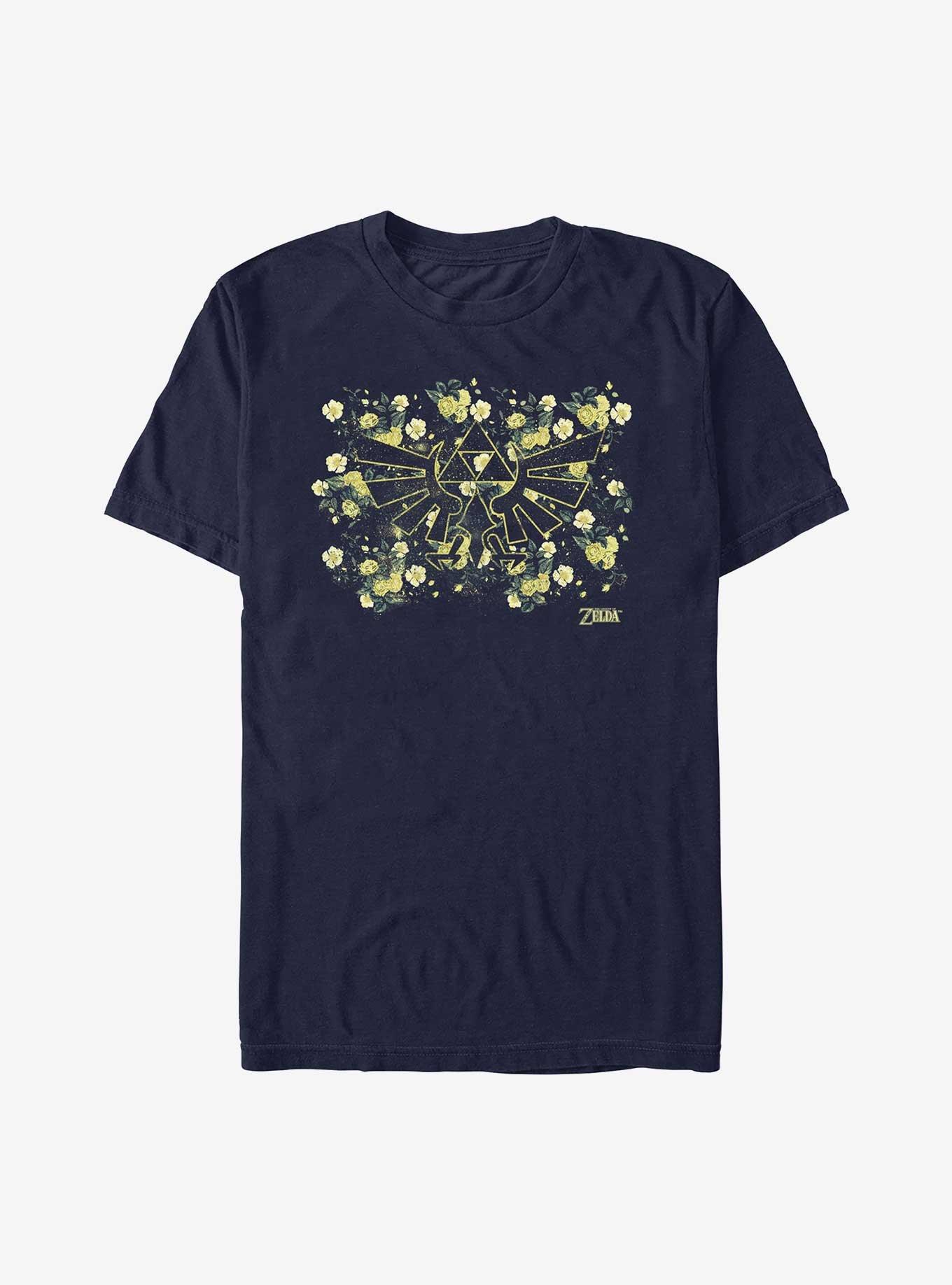 The Legend Of Zelda Hyrule Floral T-Shirt, , hi-res