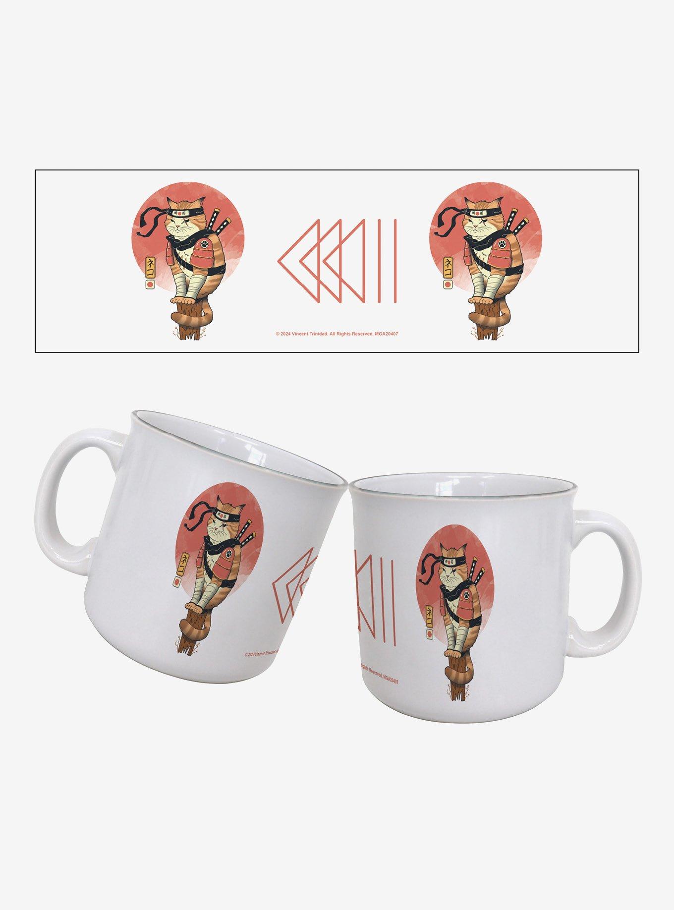 Vincent Trinidad Shinobi Cat 20oz Camper Mug, , hi-res