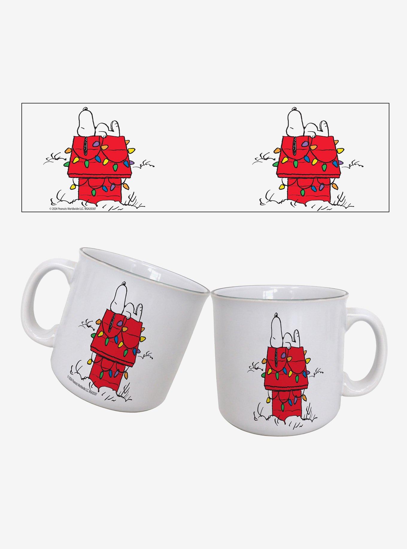 Peanuts Holiday Doghouse 20oz Camper Mug, , hi-res