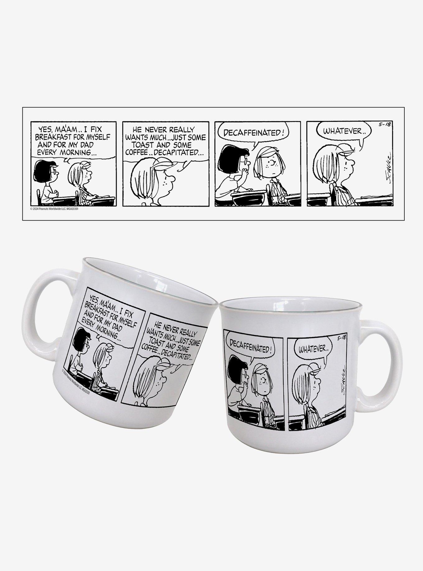 Peanuts Peppermint Patty Decaf 20oz Camper Mug, , hi-res