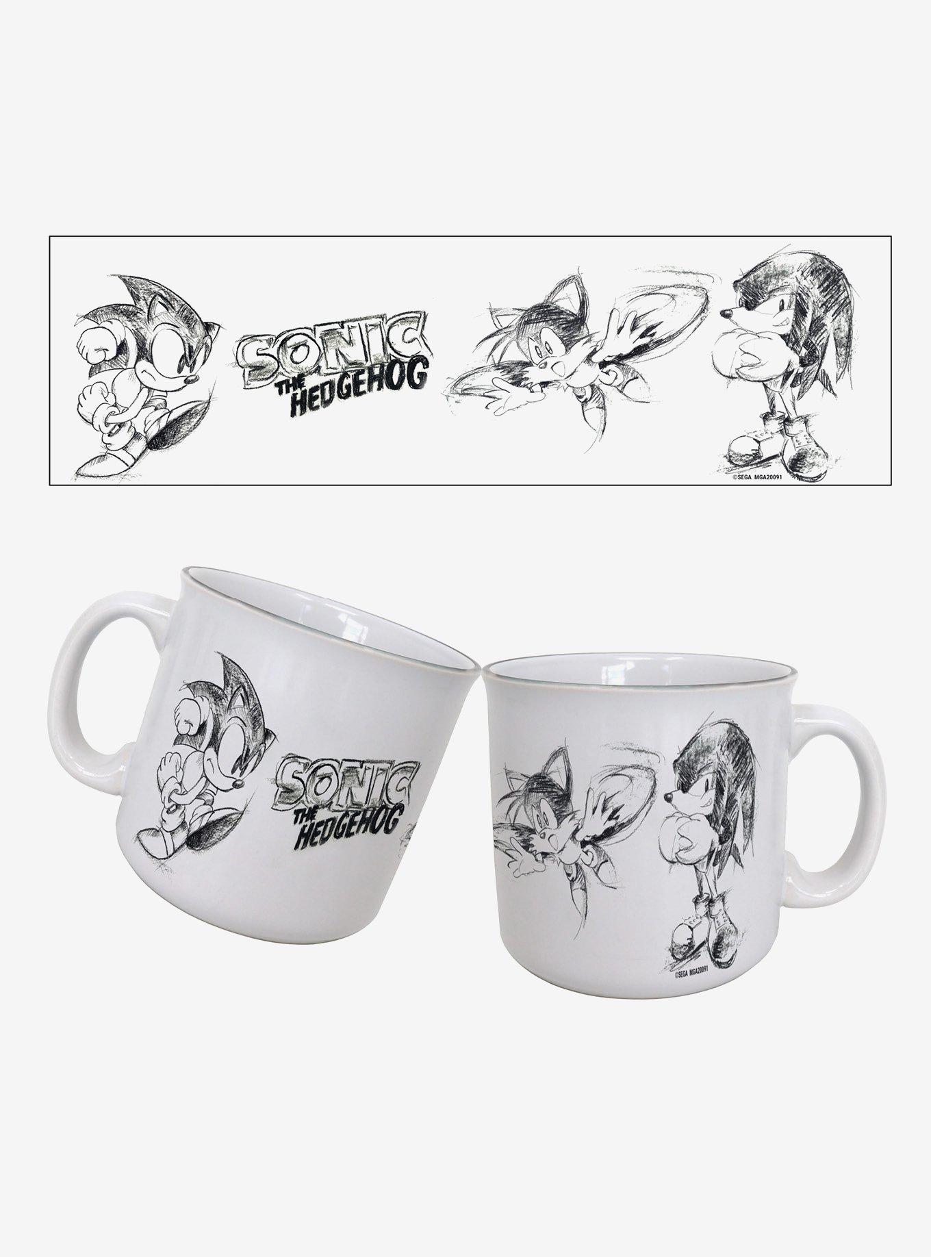 Sonic The Hedgehog Character Graphite 20oz Camper Mug, , hi-res