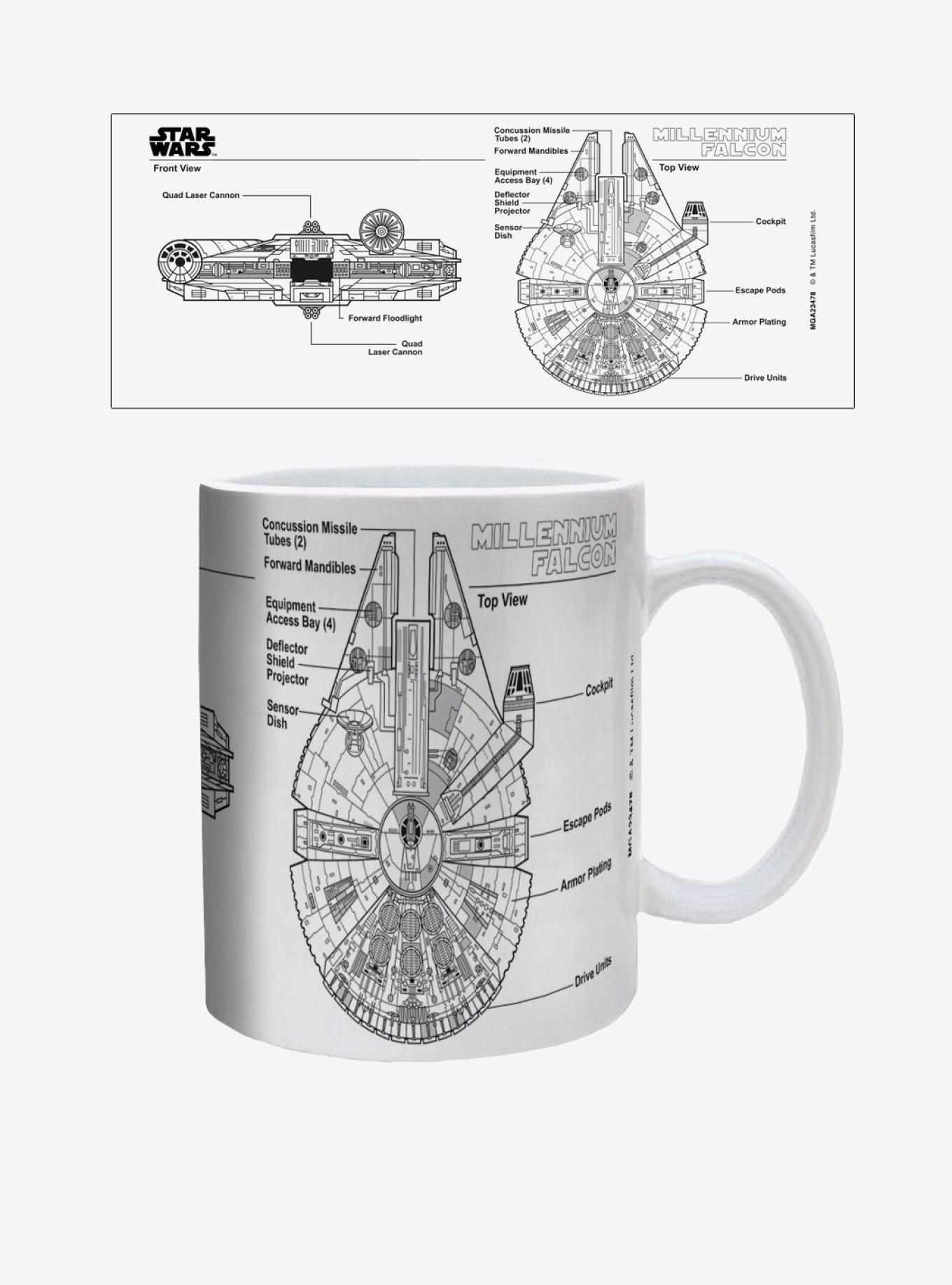 Star Wars Millennium Falcon 20oz Mug, , hi-res
