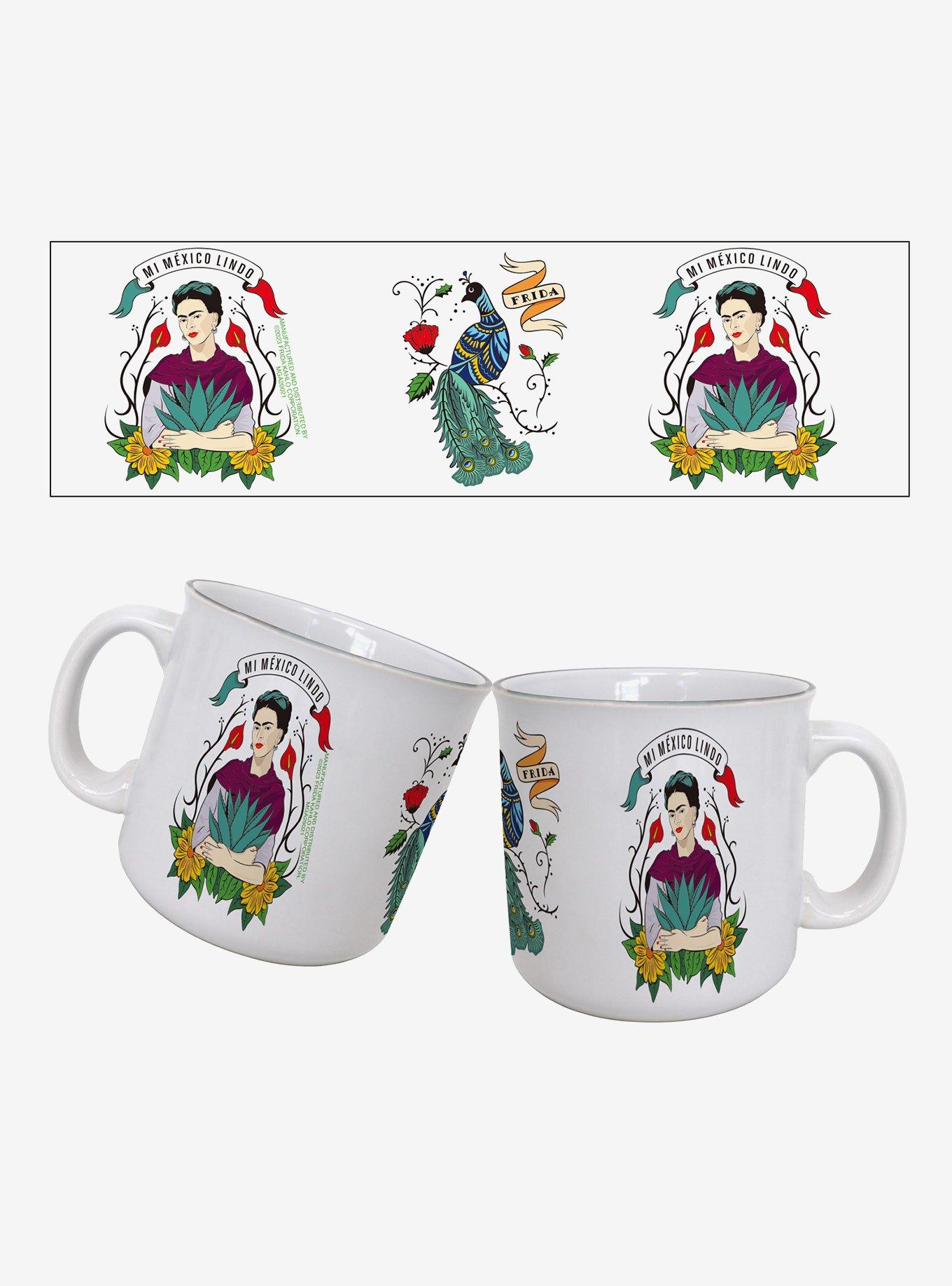 Frida Kahlo Mi Mexico Lindo 20oz Camper Mug, , hi-res