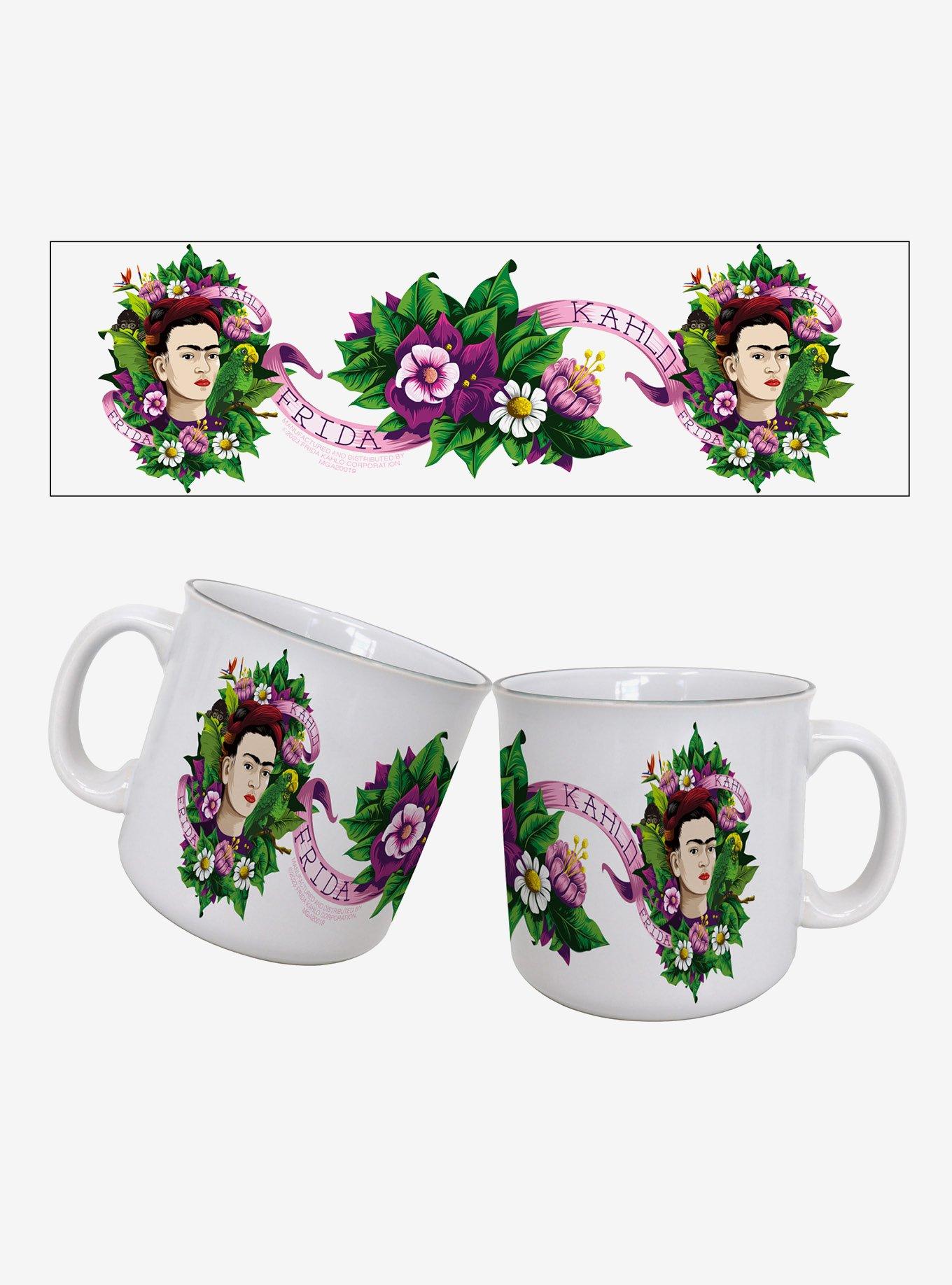 Frida Kahlo Parrot 20oz Camper Mug, , hi-res