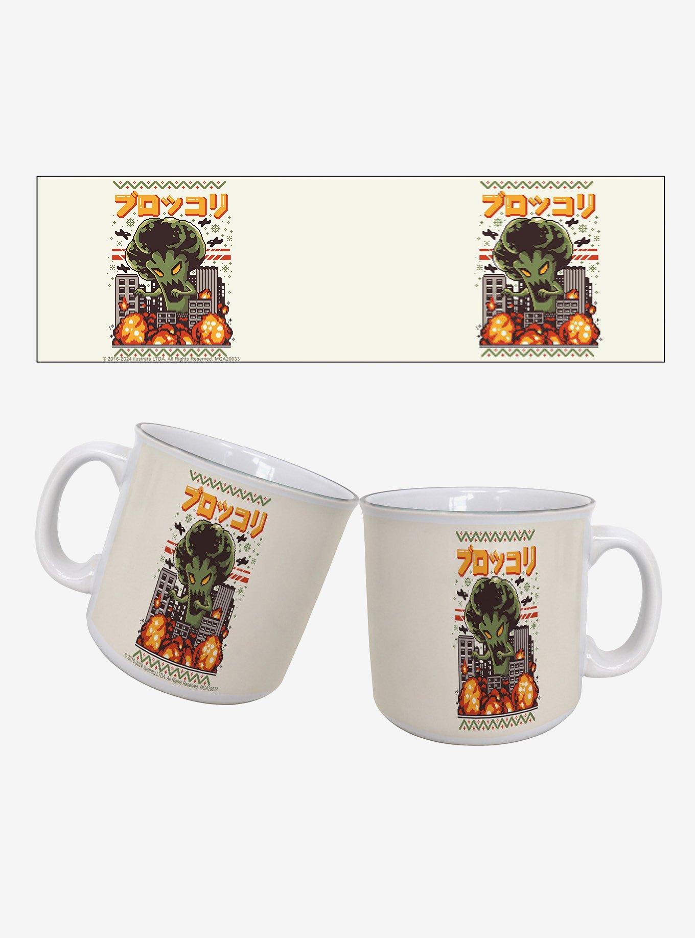 Ilustrata Broccoli Monster 20oz Camper Mug, , hi-res