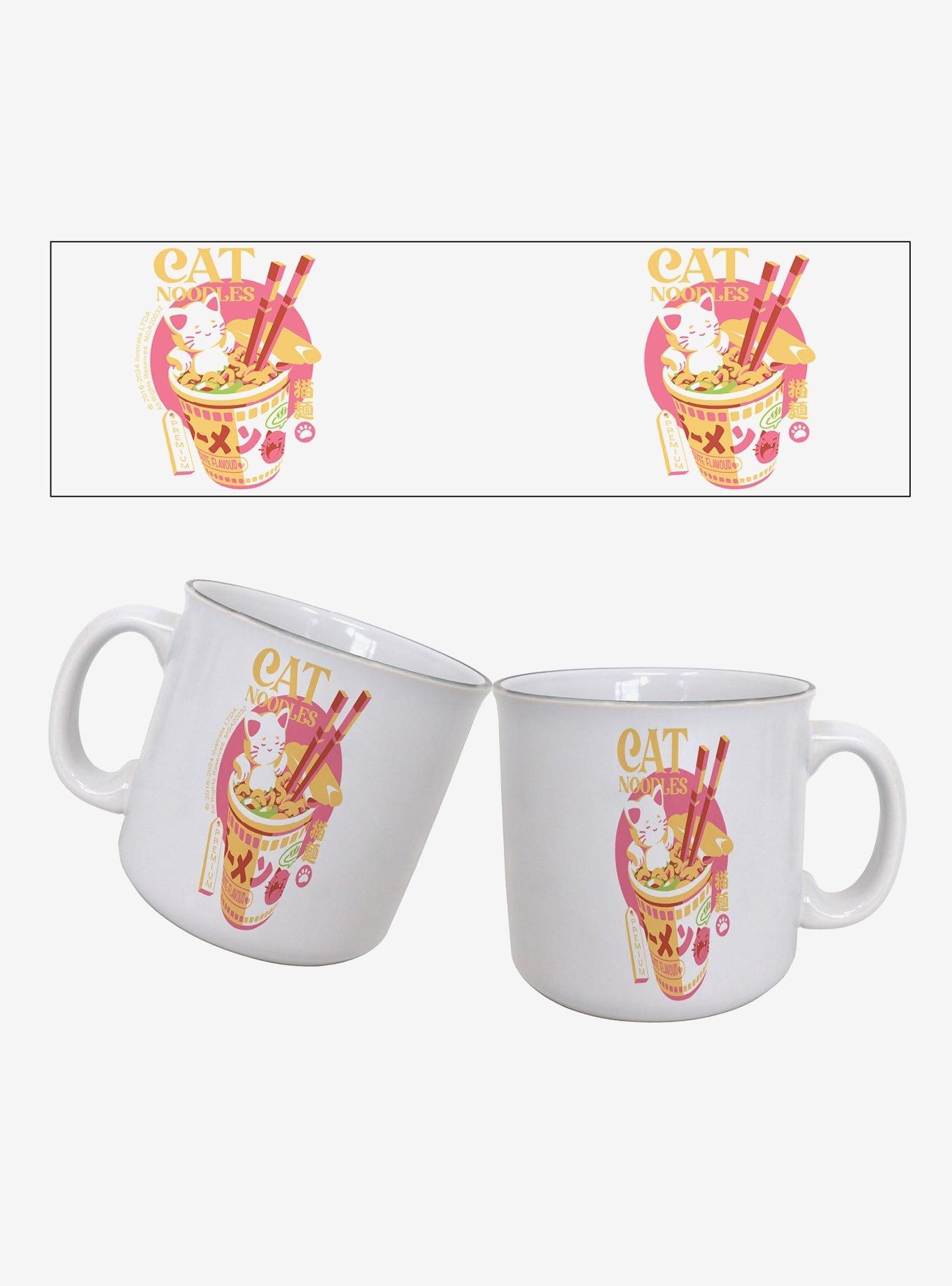 Ilustrata Cat Noodles 20oz Camper Mug, , hi-res
