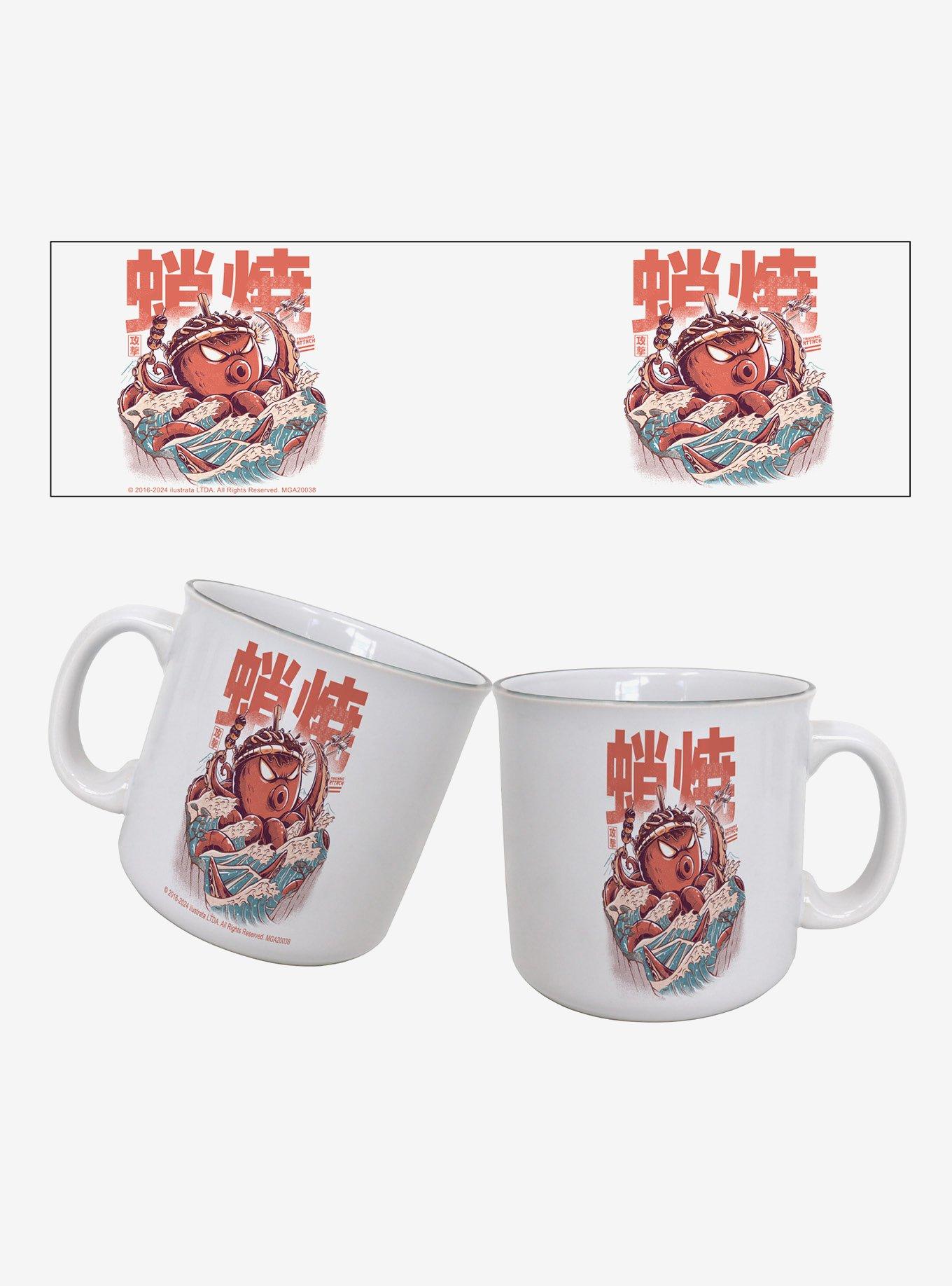 Ilustrata Takoyaki Attack 20oz Camper Mug, , hi-res