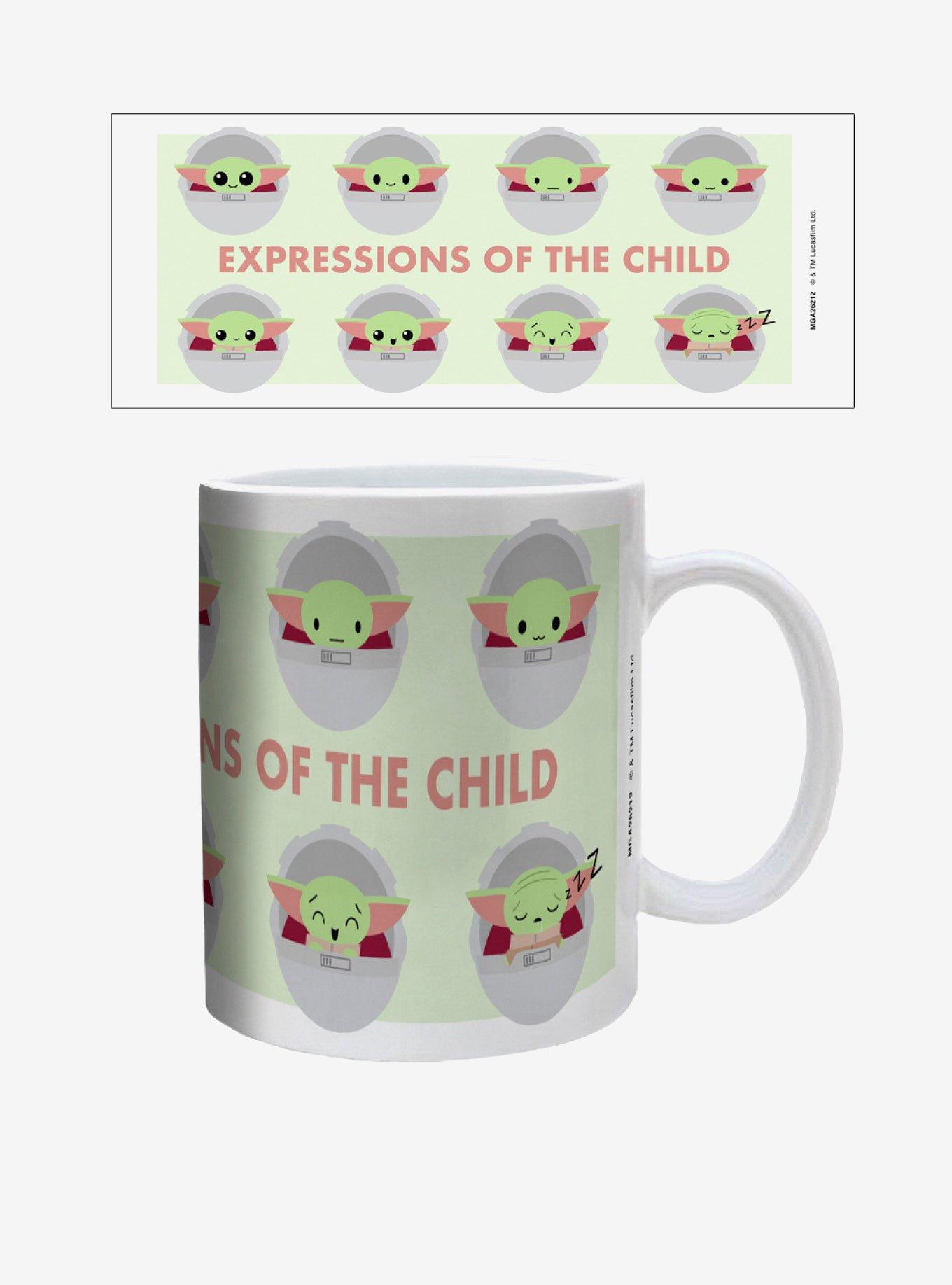 Star Wars The Mandalorian Expressions of The Child 20oz Mug, , hi-res