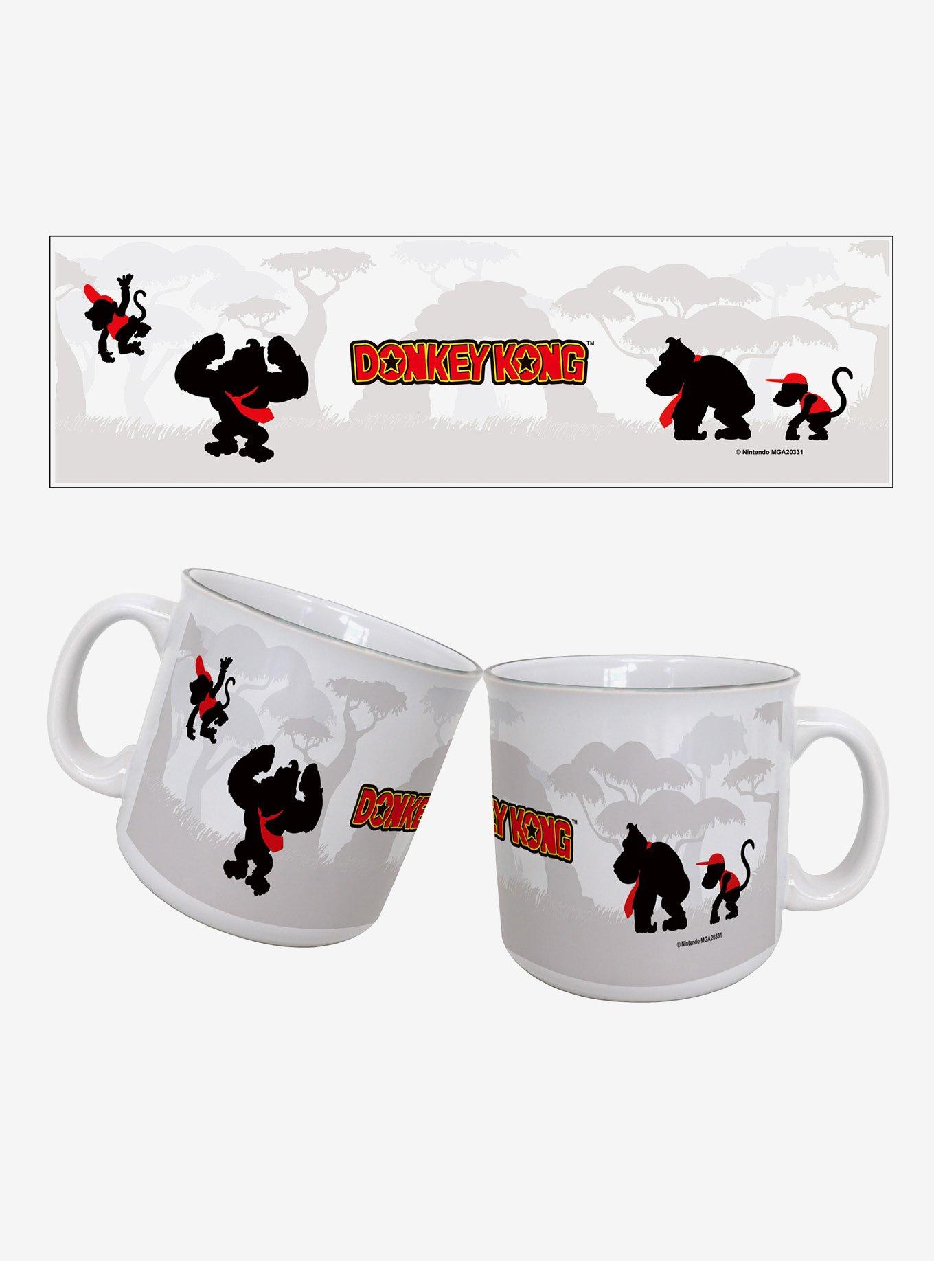 Donkey Kong DK & Diddy Silhouette 20oz Camper Mug, , hi-res