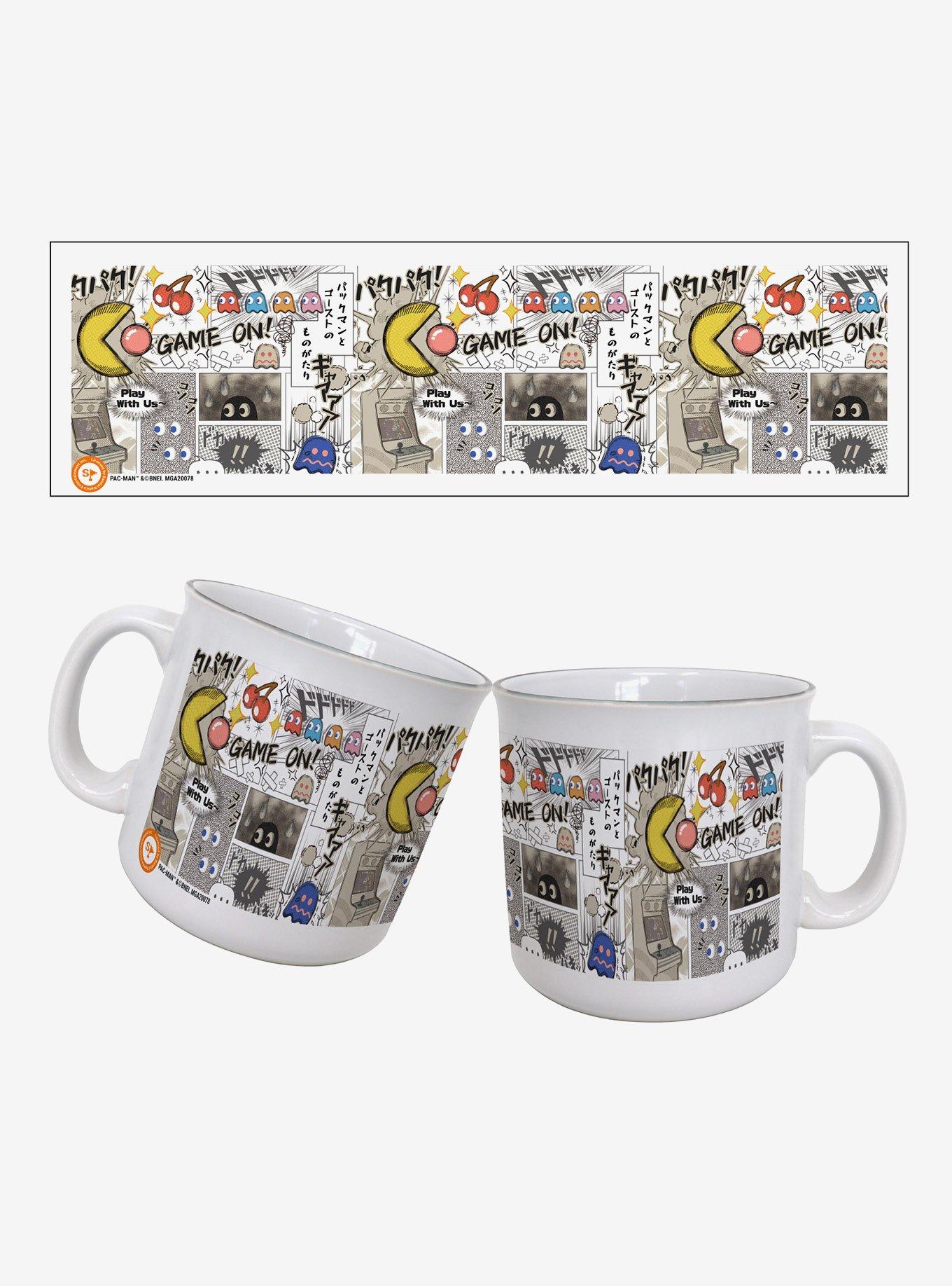 Pac-Man Game On! Japanese Comic 20oz Camper Mug, , hi-res