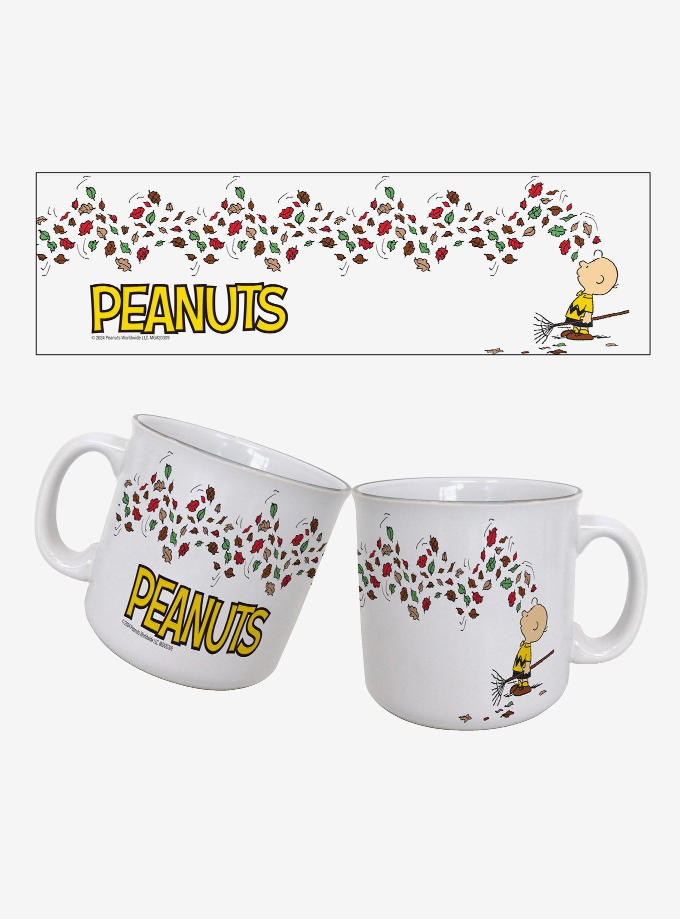 Peanuts Charlie Brown Leaves 20oz Camper Mug, , hi-res