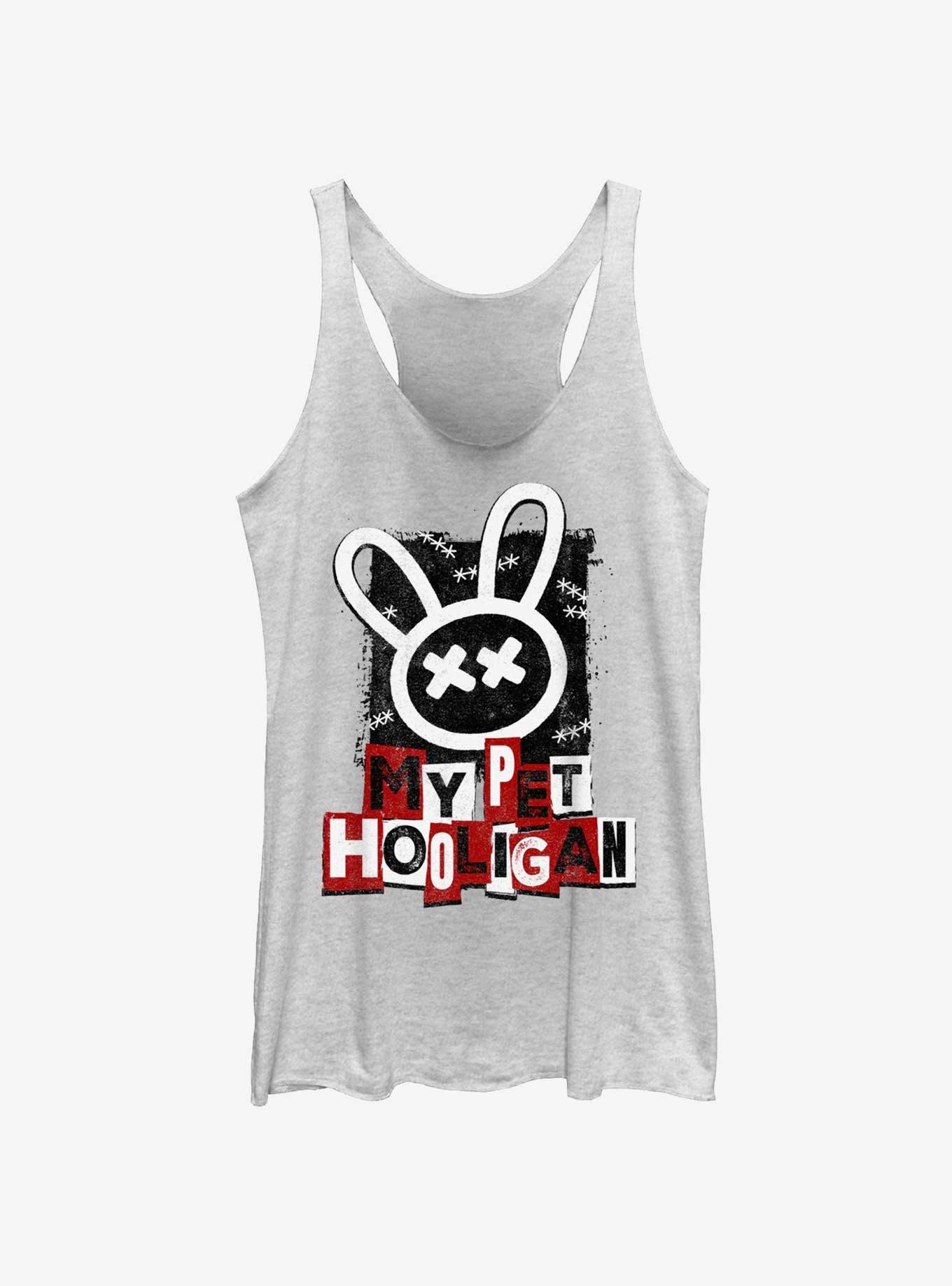 My Pet Hooligan Punk Bunny Graffiti Womens Tank Top, , hi-res