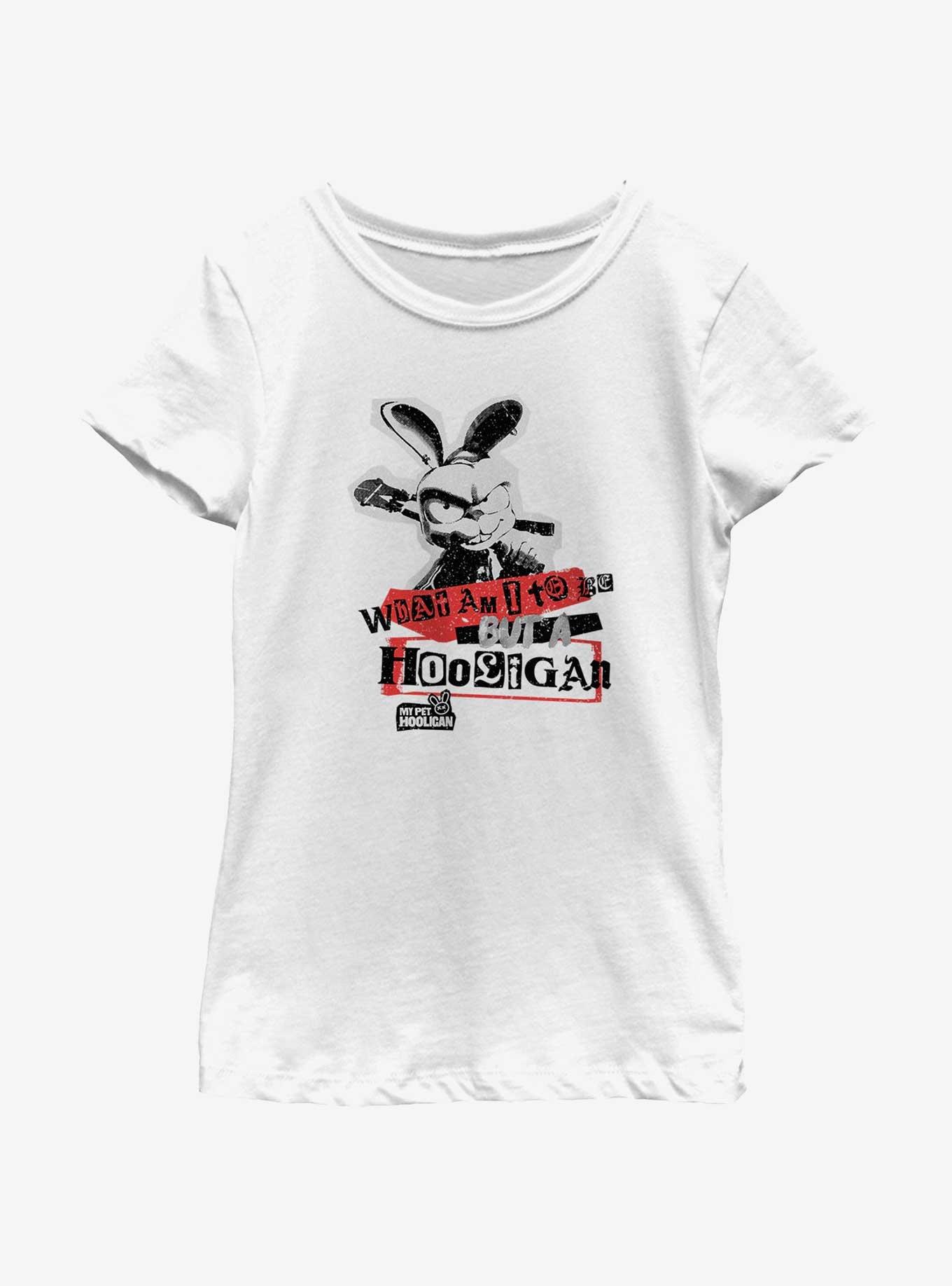 My Pet Hooligan Be A Hooligan Youth Girls T-Shirt, , hi-res