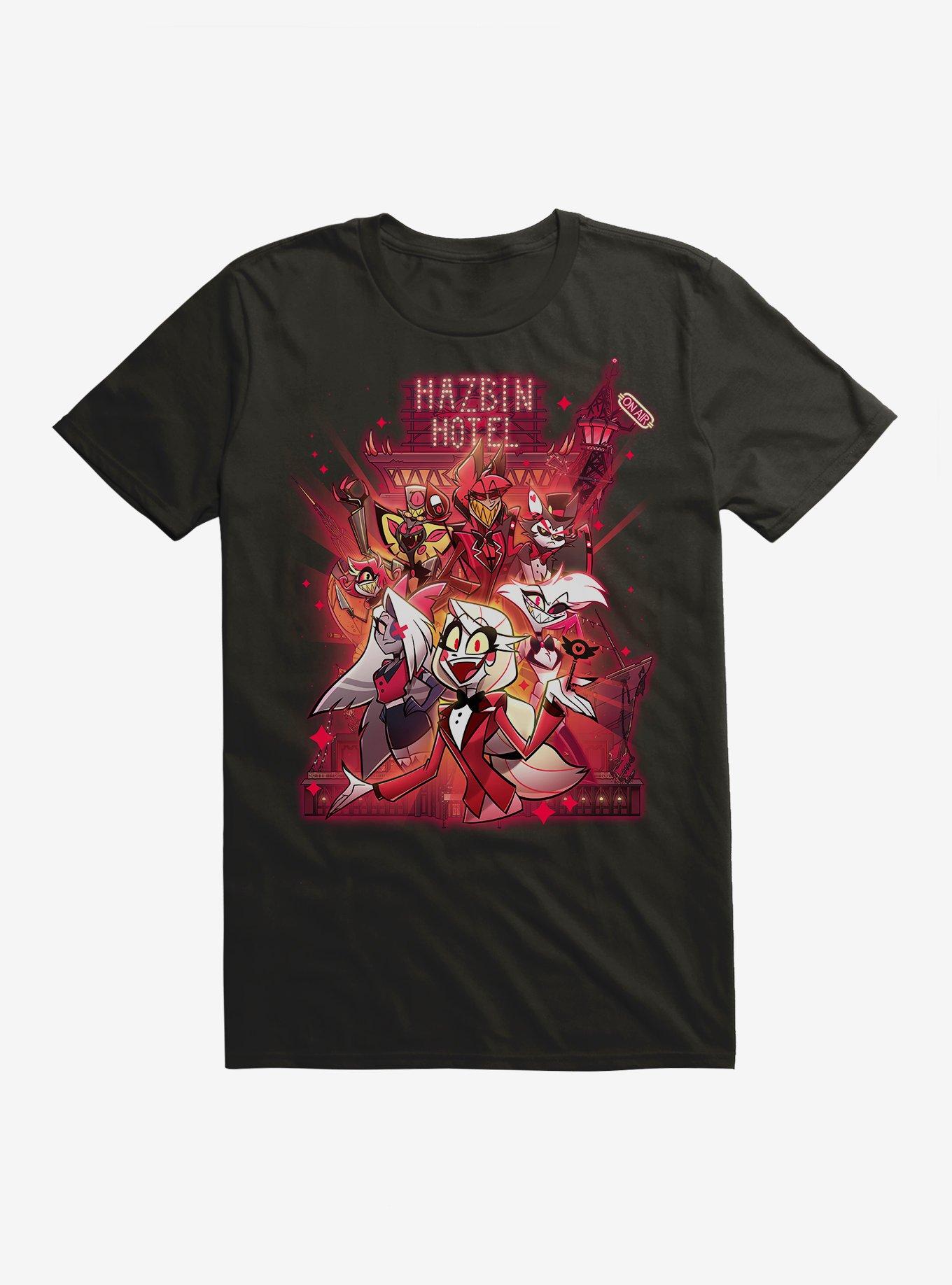Hazbin Hotel Group Extra Soft T-Shirt, BLACK, hi-res