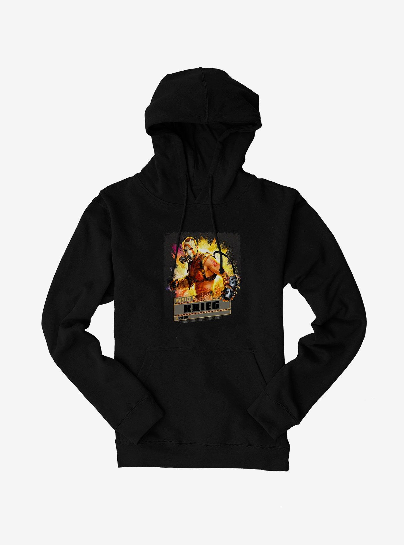 Borderlands Krieg Wanted Hoodie,All Products : American Fashion Style Bags On Sale