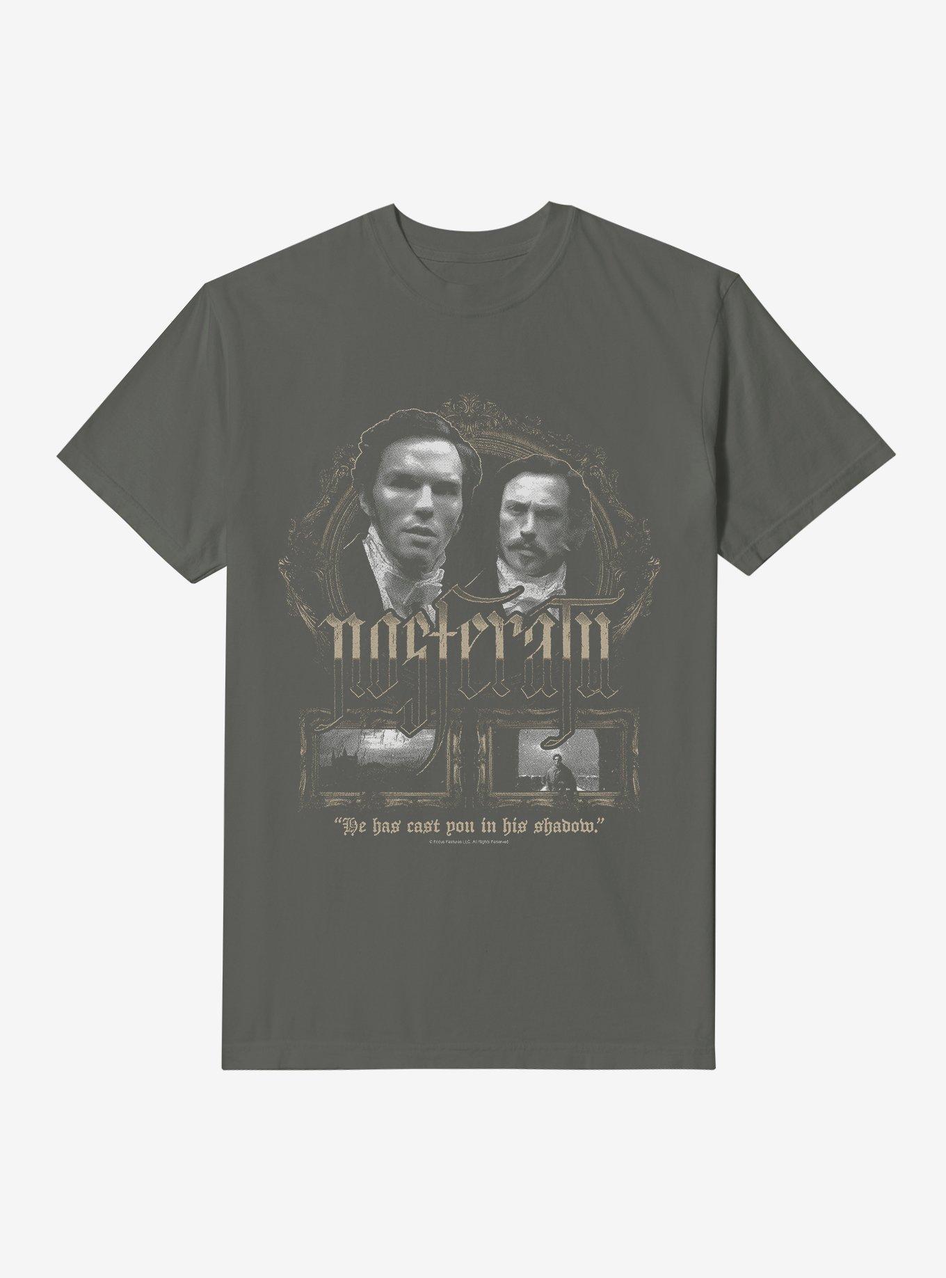 Nosferatu He Has Cast You In His Shadow Garment Dye T-Shirt, , hi-res