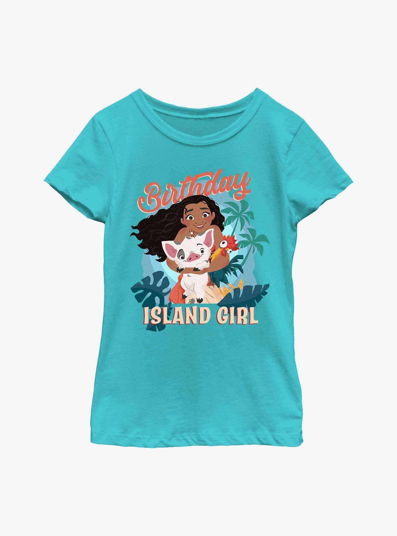 Disney Moana Adventure Bday Youth Girls T-Shirt, , hi-res