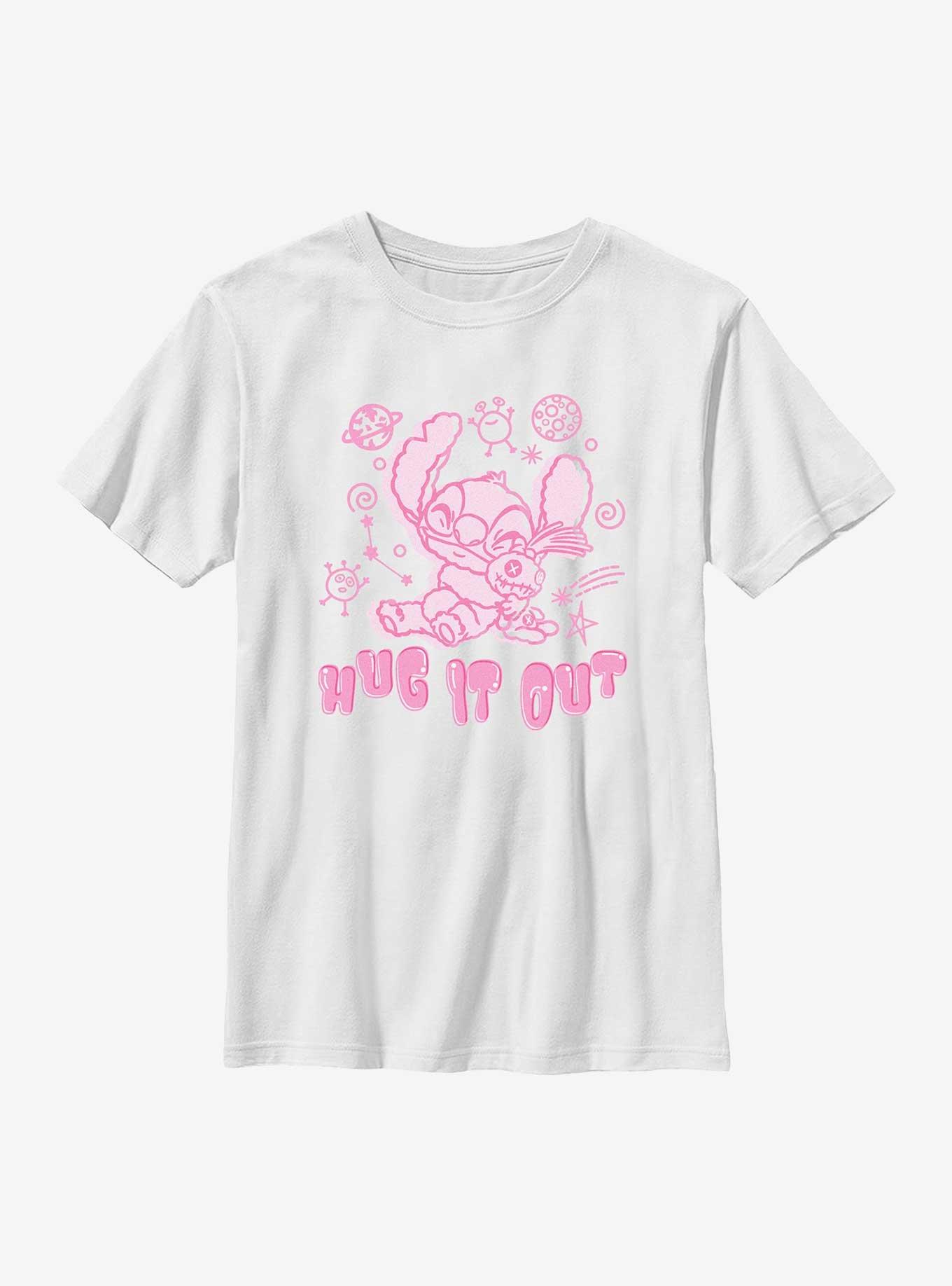 Disney Lilo & Stitch Hug It Out Youth T-Shirt, , hi-res