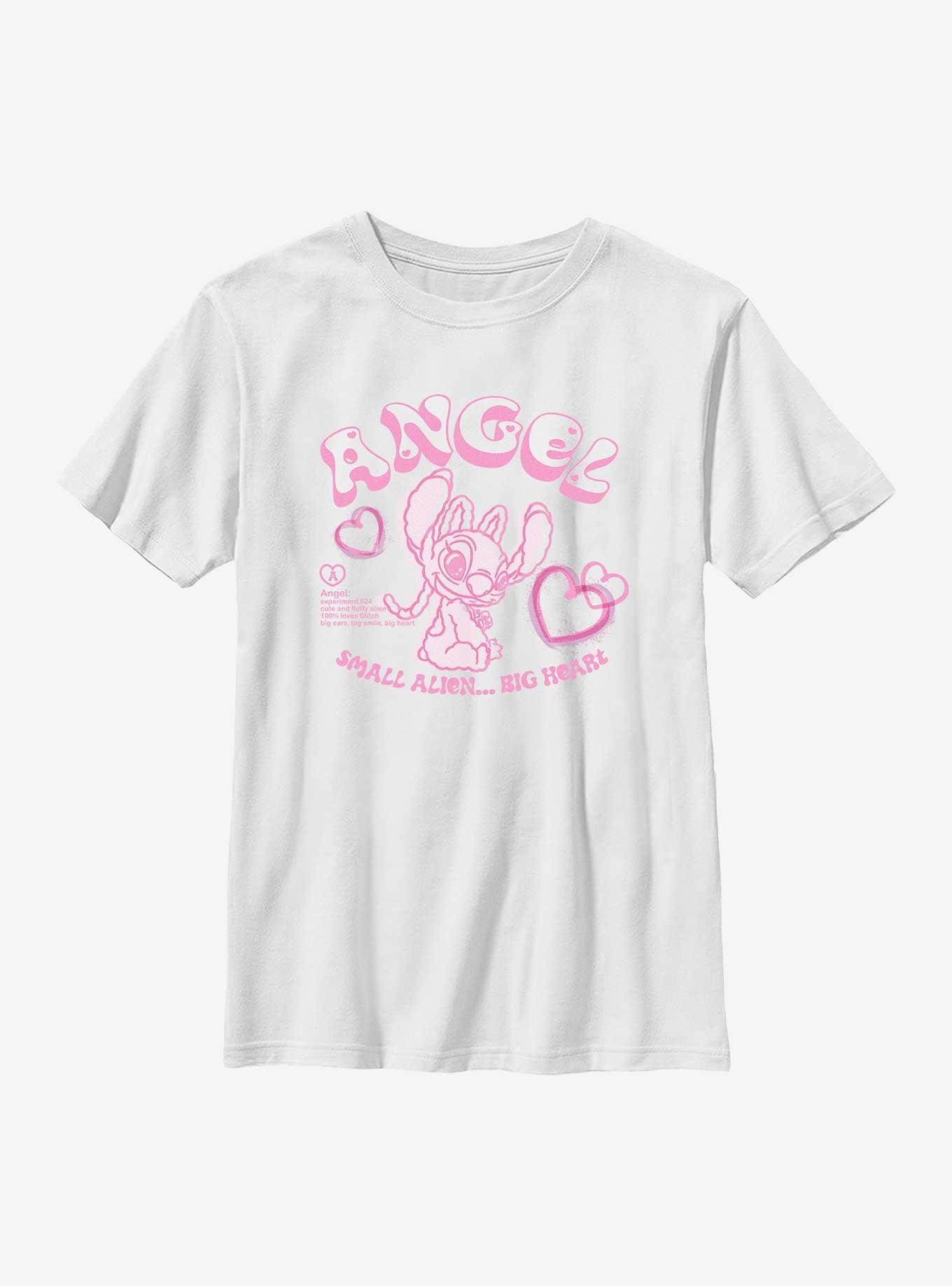Disney Lilo & Stitch Big Smile Big Heart Youth T-Shirt, , hi-res