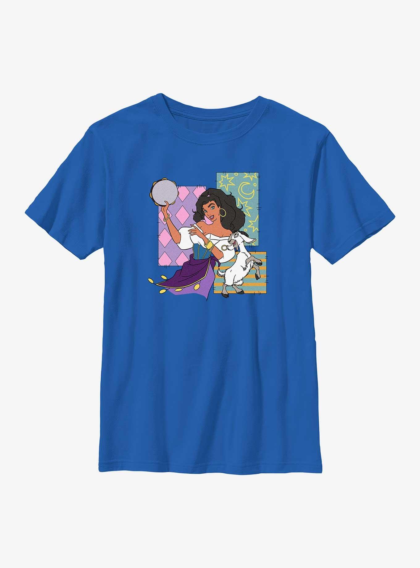 Disney The Hunchback Of Notre Dame Esmeralda Patchwork Youth T-Shirt, , hi-res