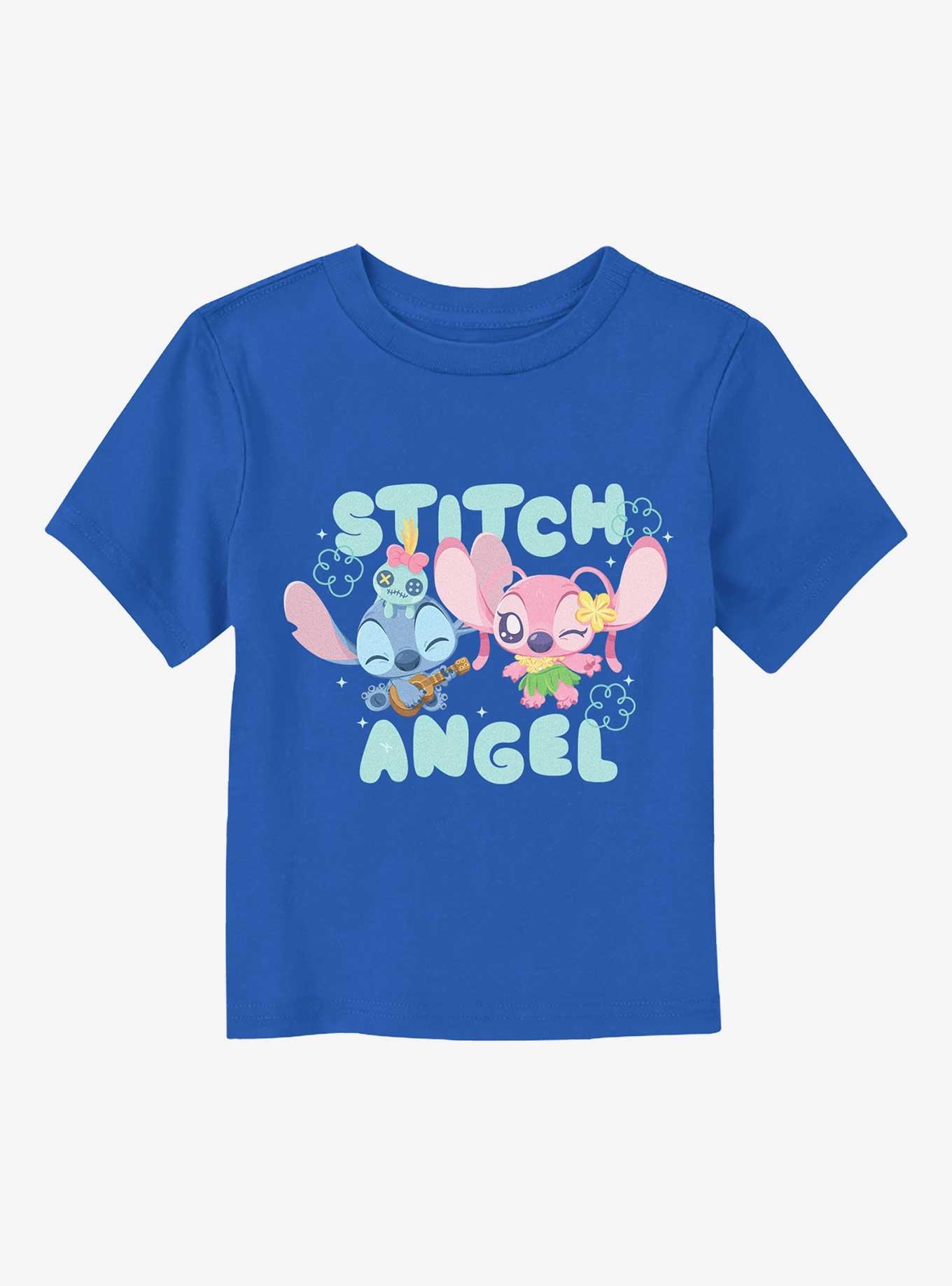 Disney Lilo & Stitch Cute Angel And Stitch Toddler T-Shirt