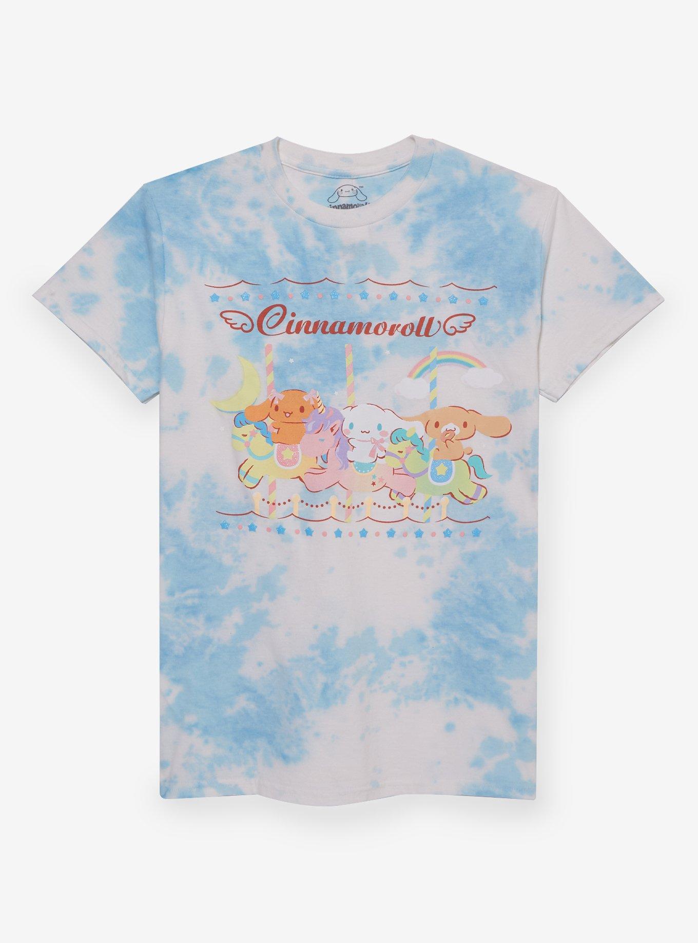 Cinnamoroll Carousel Tie-Dye Girls T-Shirt, , hi-res