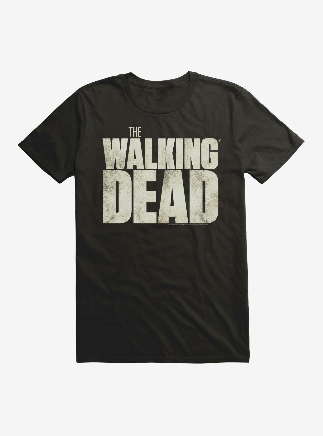 The Walking Dead Title Logo T-Shirt, BLACK, hi-res
