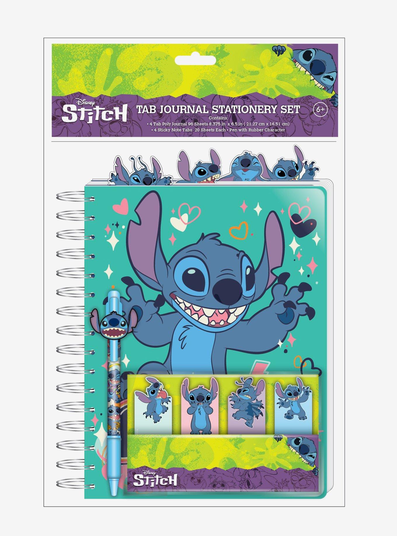 Disney Stitch Tab Journal Stationery Set