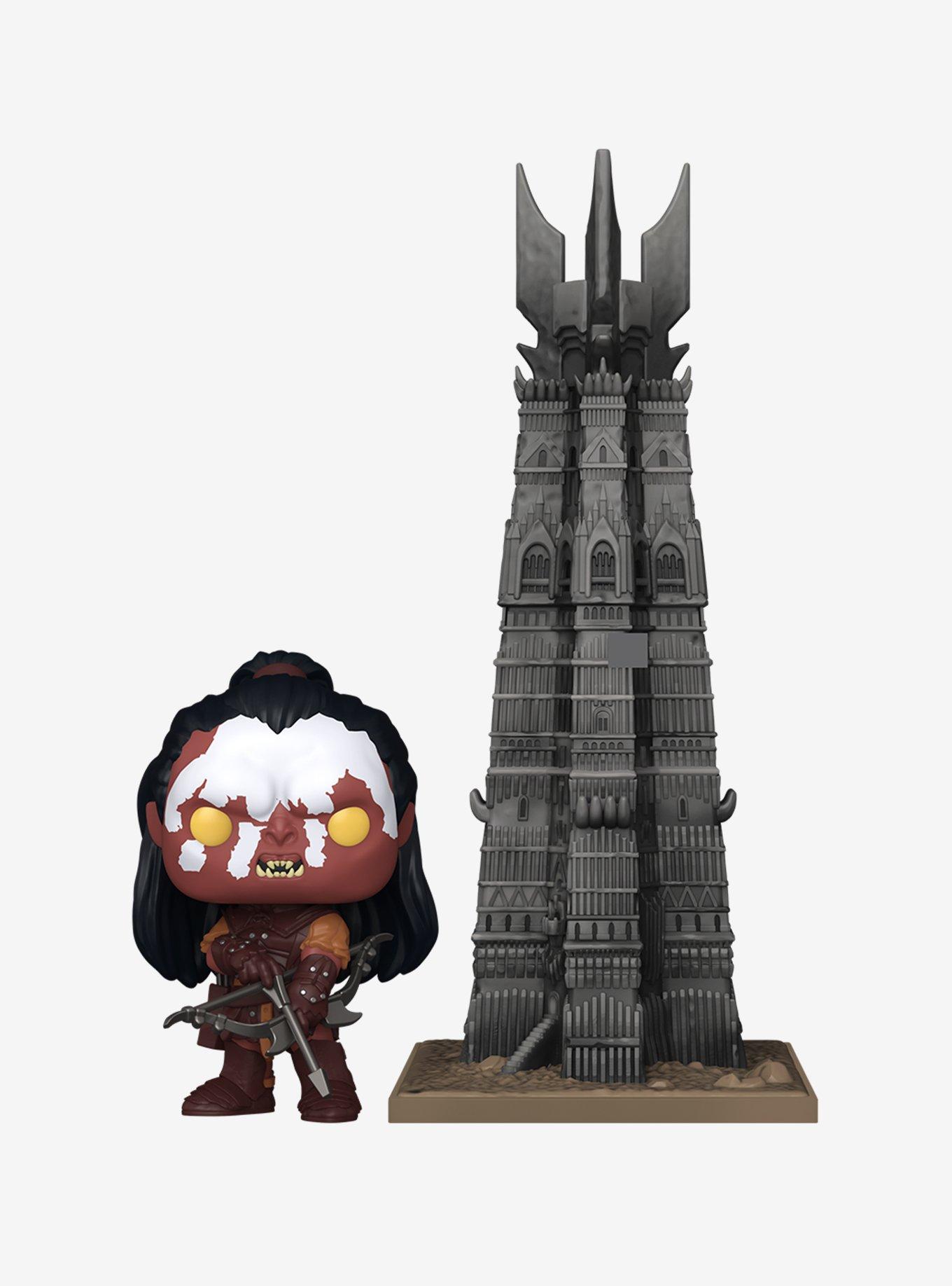 Funko Pop! Town The Lord of the Rings Lurtz With Orthanc Vinyl Figure, , hi-res