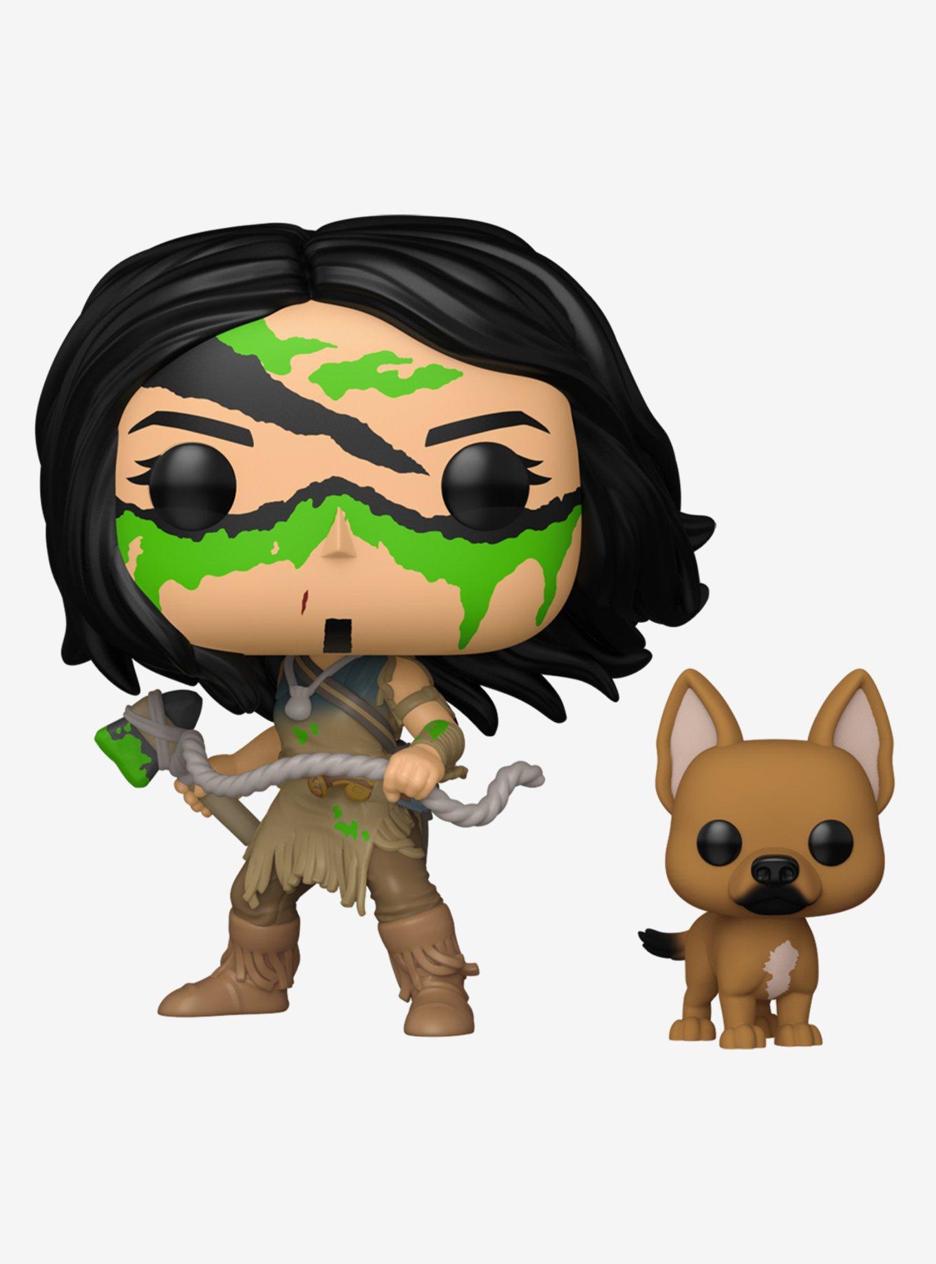 Funko Pop Prey - Naru with Sarii 3.6" 2-Piece Glow Vinyl Figure, Ages 6+ - Multi