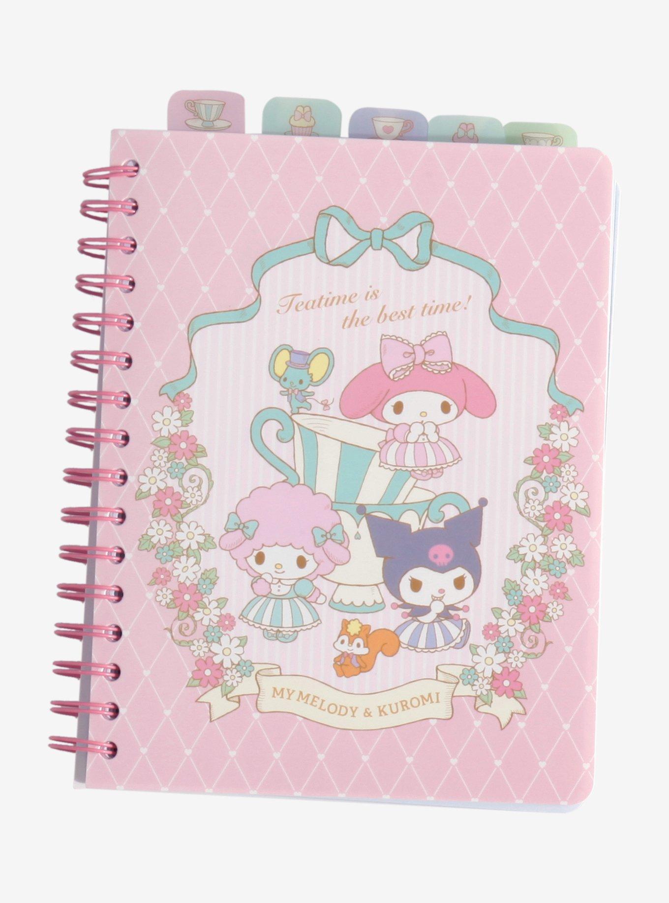 My Melody Kuromi My Sweet Piano Tea Party Tab Journal Hot Topic