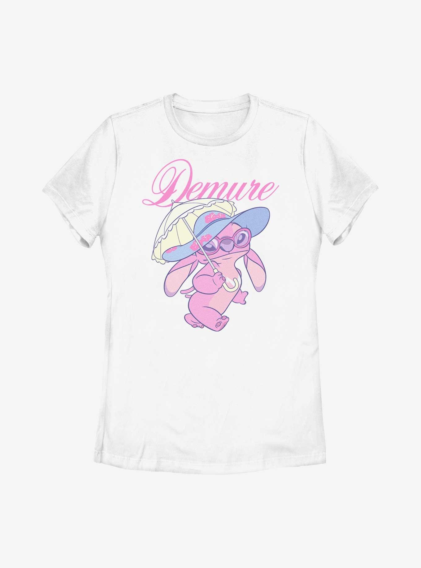 Disney Lilo & Stitch Demure Angel Womens T-Shirt, , hi-res