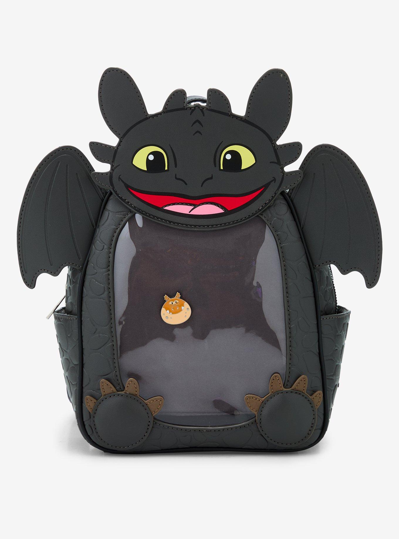 How To Train Your Dragon Toothless Pin Collector Mini Backpack 