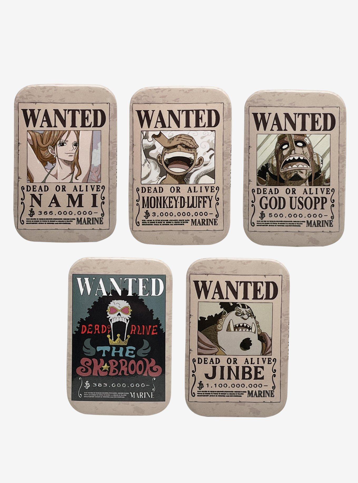 One Piece Wanted Poster Blind Box Pin, , hi-res