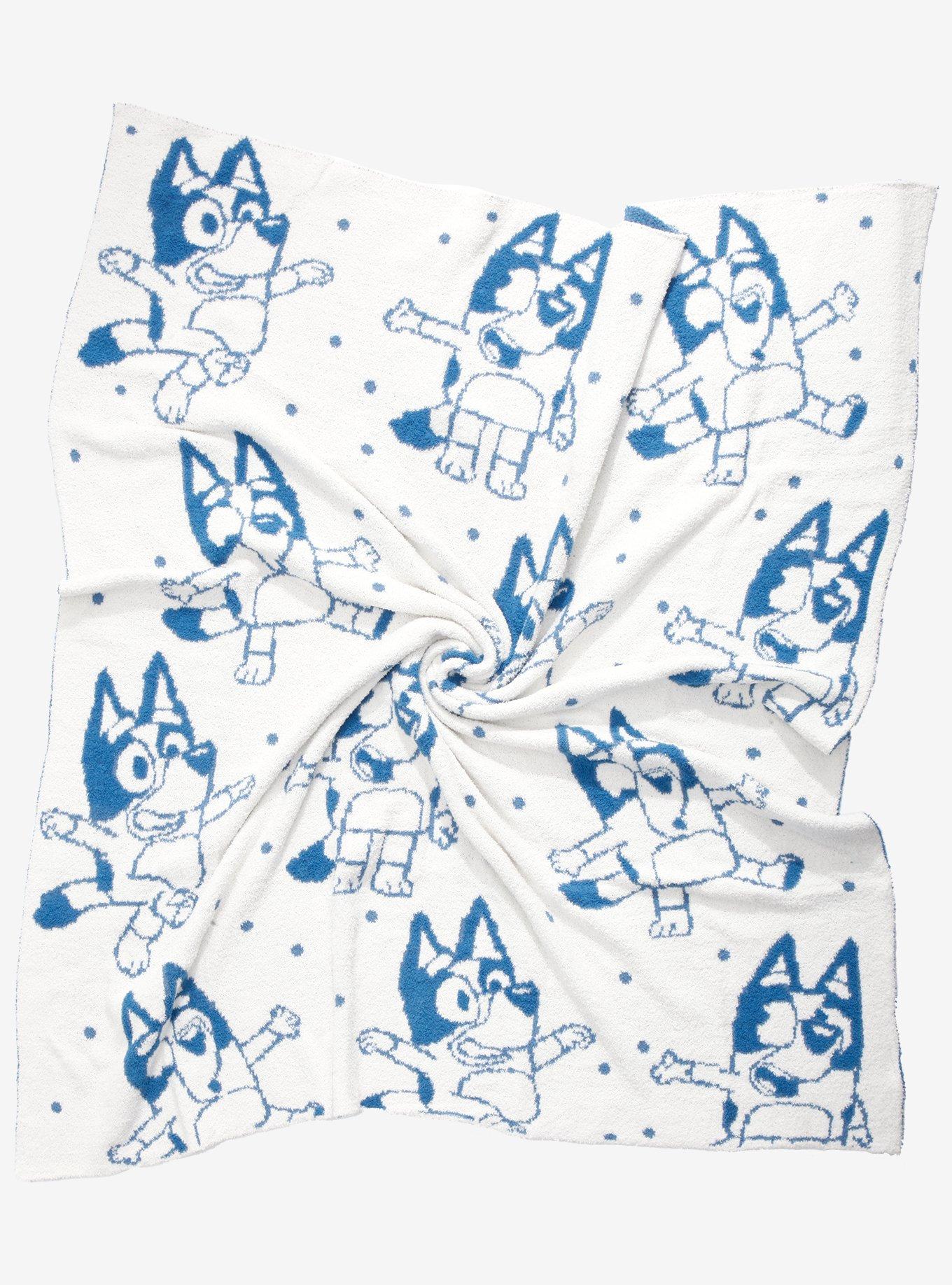 Bluey Allover Print Tonal Knit Throw — BoxLunch Exclusive, , hi-res