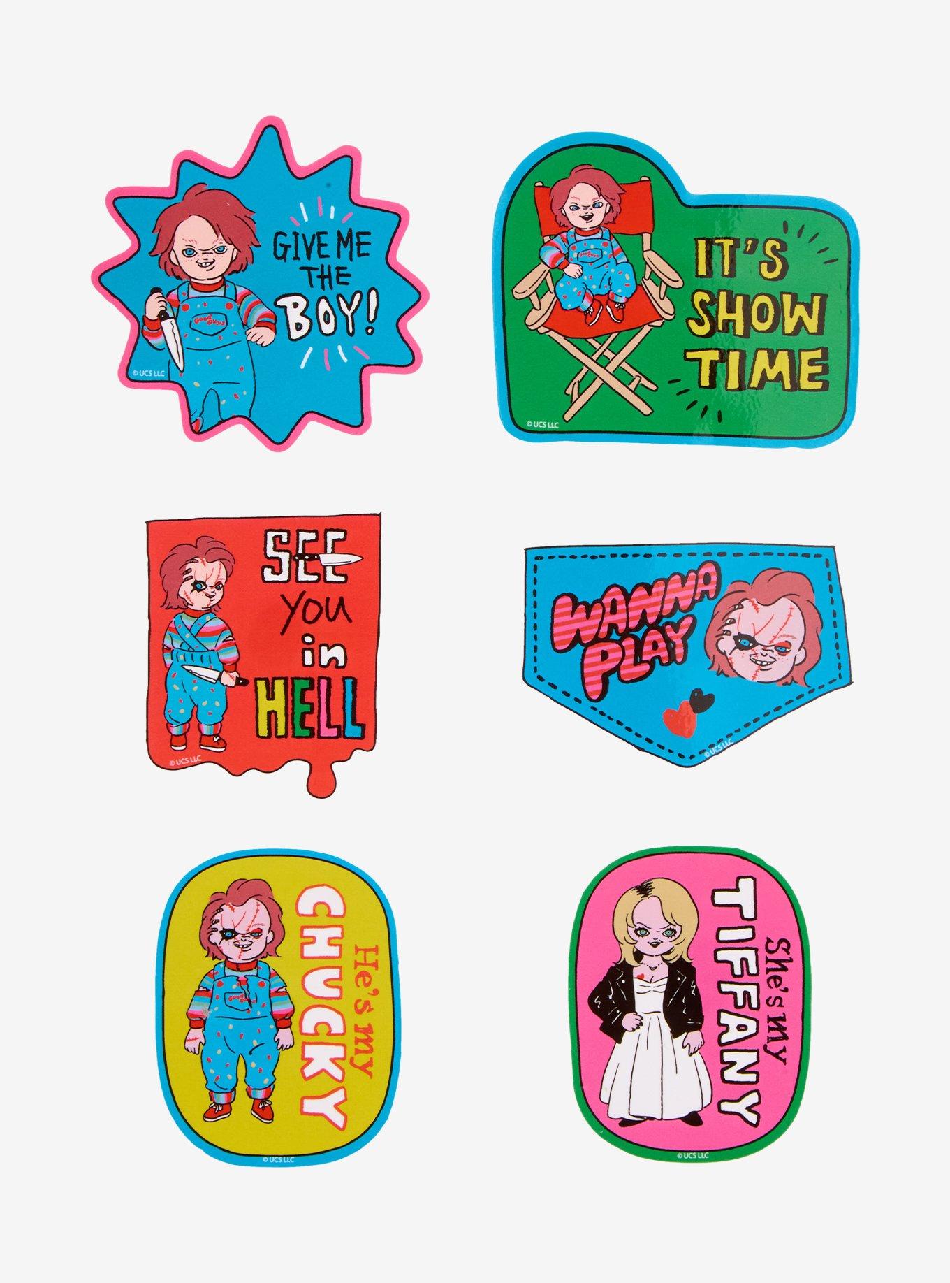 Chucky Doodle Designs Blind Bag Sticker Set, , hi-res