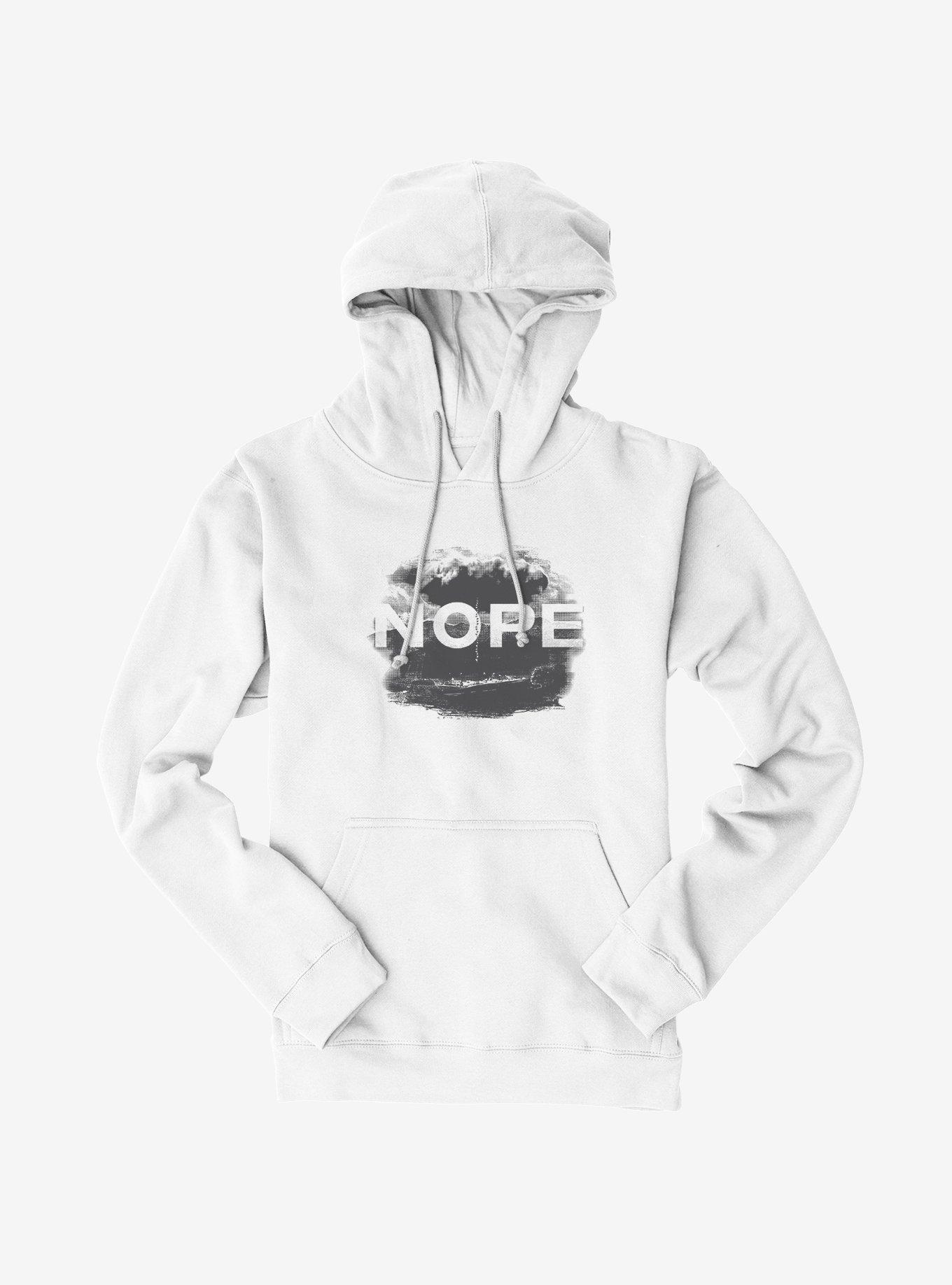 Nope Flying Object Hoodie, WHITE, hi-res