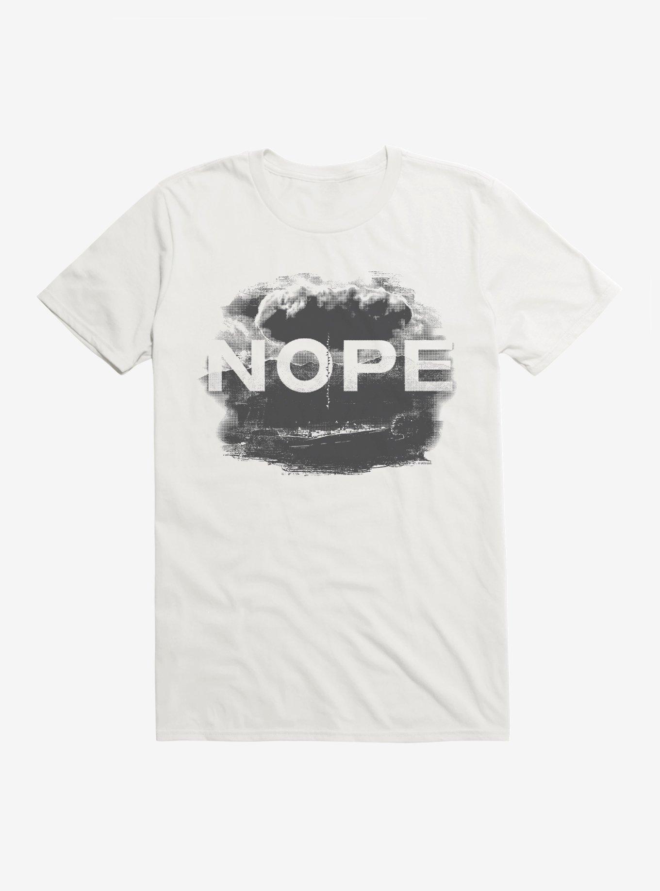 Nope Flying Object T-Shirt, WHITE, hi-res