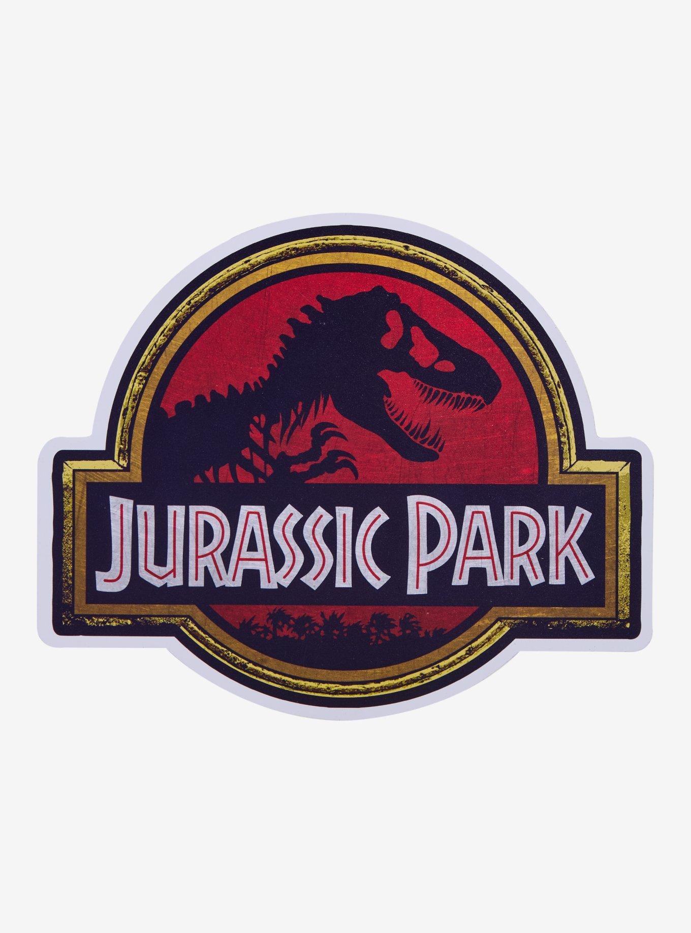 Jurassic Park Logo Magnetic Car Decal, , hi-res