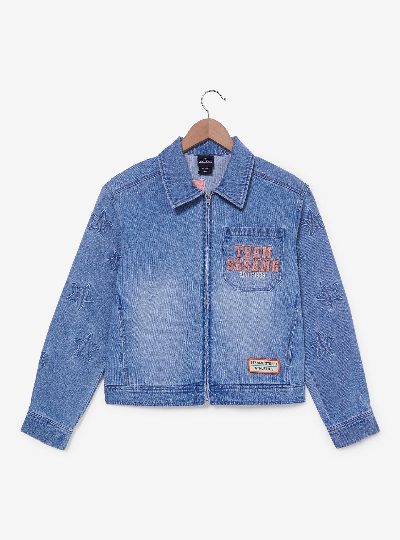 Sesame Street Team Sesame Women's Denim Jacket — BoxLunch