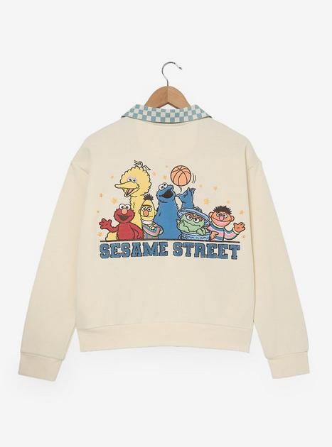 Sesame Street Women's Quarter Zip Crewneck — BoxLunch Exclusive