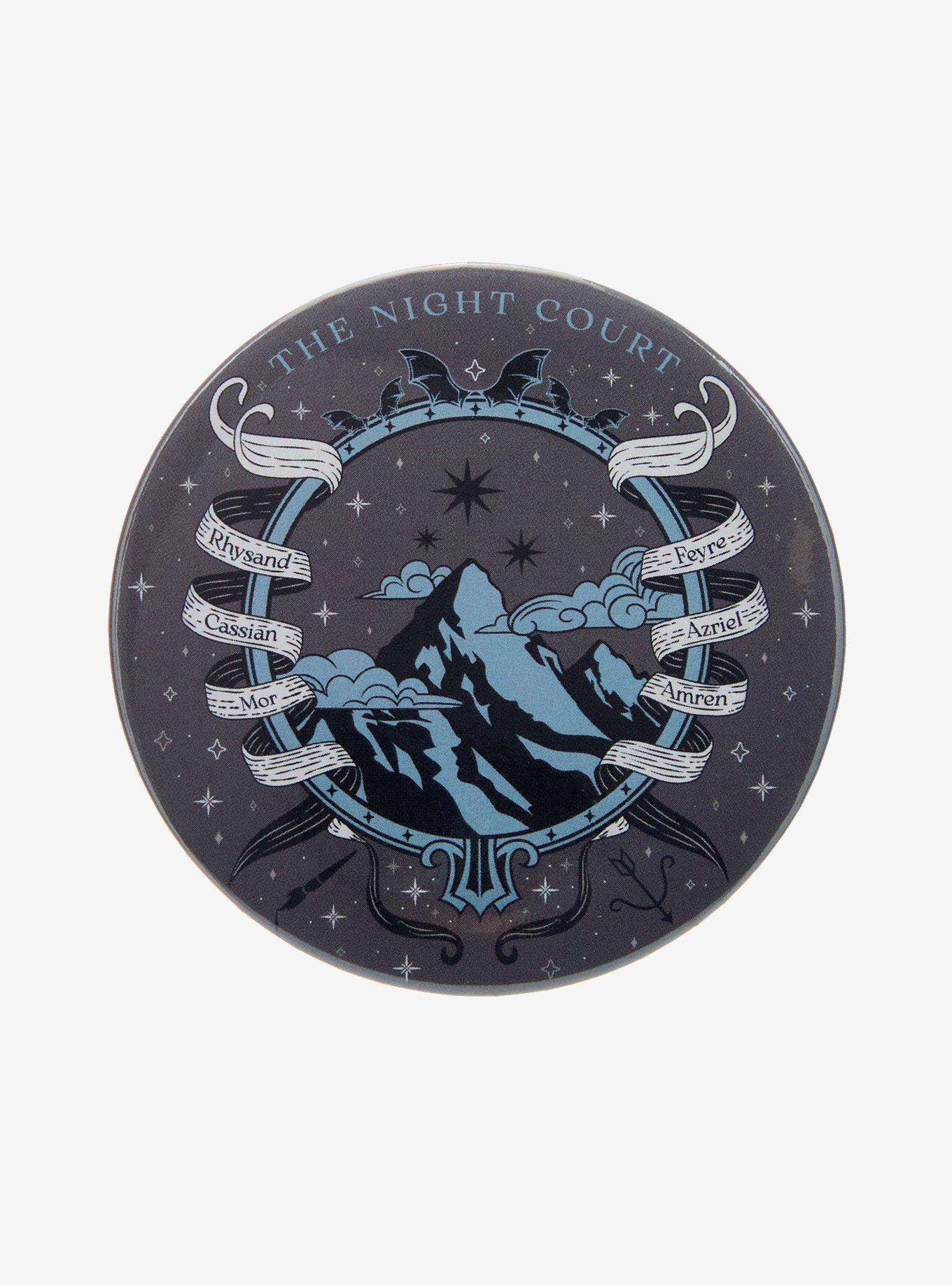 A Court Of Thorns And Roses Night Court 3 Inch Button, , hi-res
