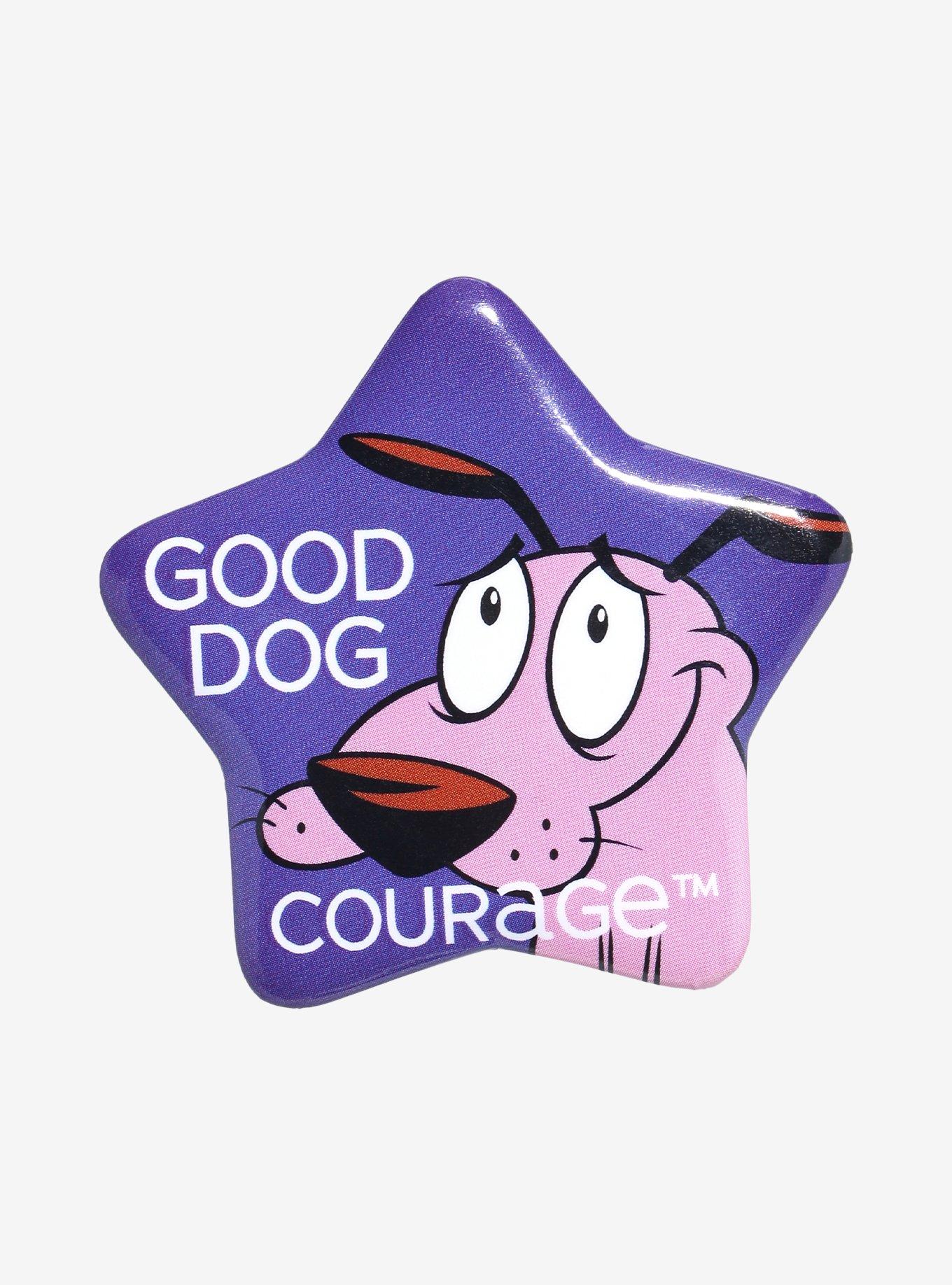 Courage The Cowardly Dog Good Dog Star Button, , hi-res