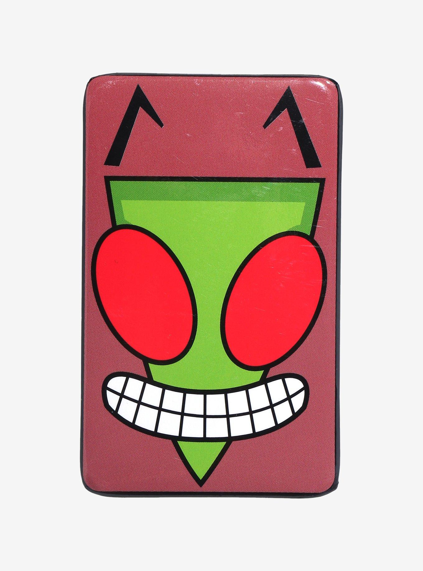 Invader Zim Face Icon Rectangular Button, , hi-res