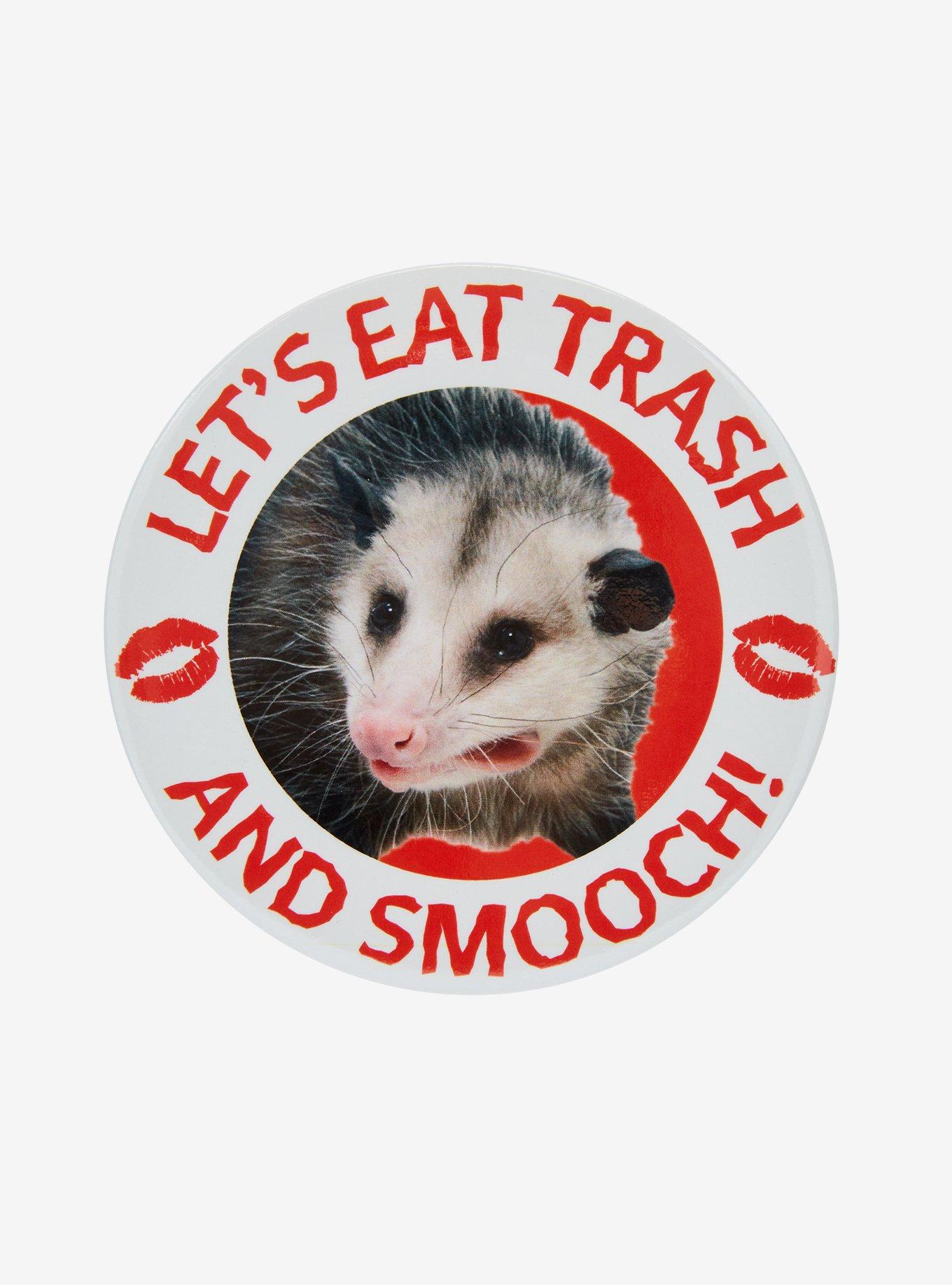 Possum Trash & Smooch 3 Inch Button, , hi-res