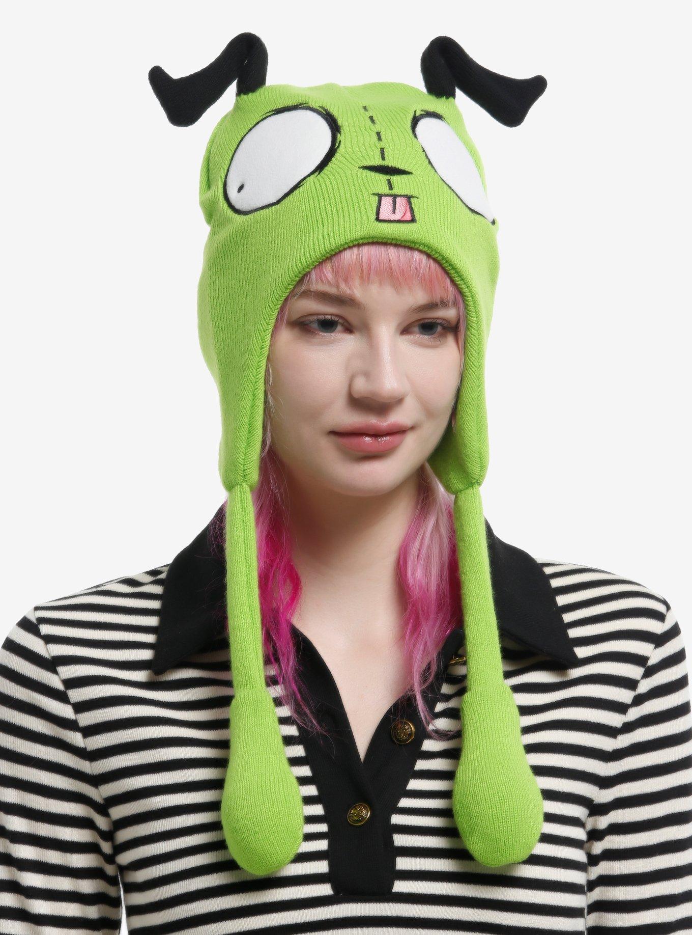Invader Zim GIR Tassel Beanie With Movable Ears, , hi-res