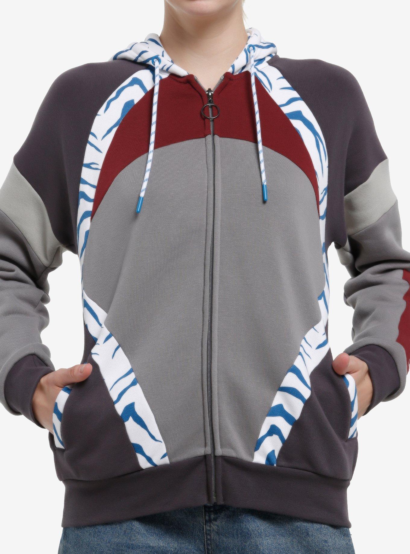 Her Universe Star Wars Ahsoka Tano Color-Block Hoodie Her Universe Exclusive, , hi-res