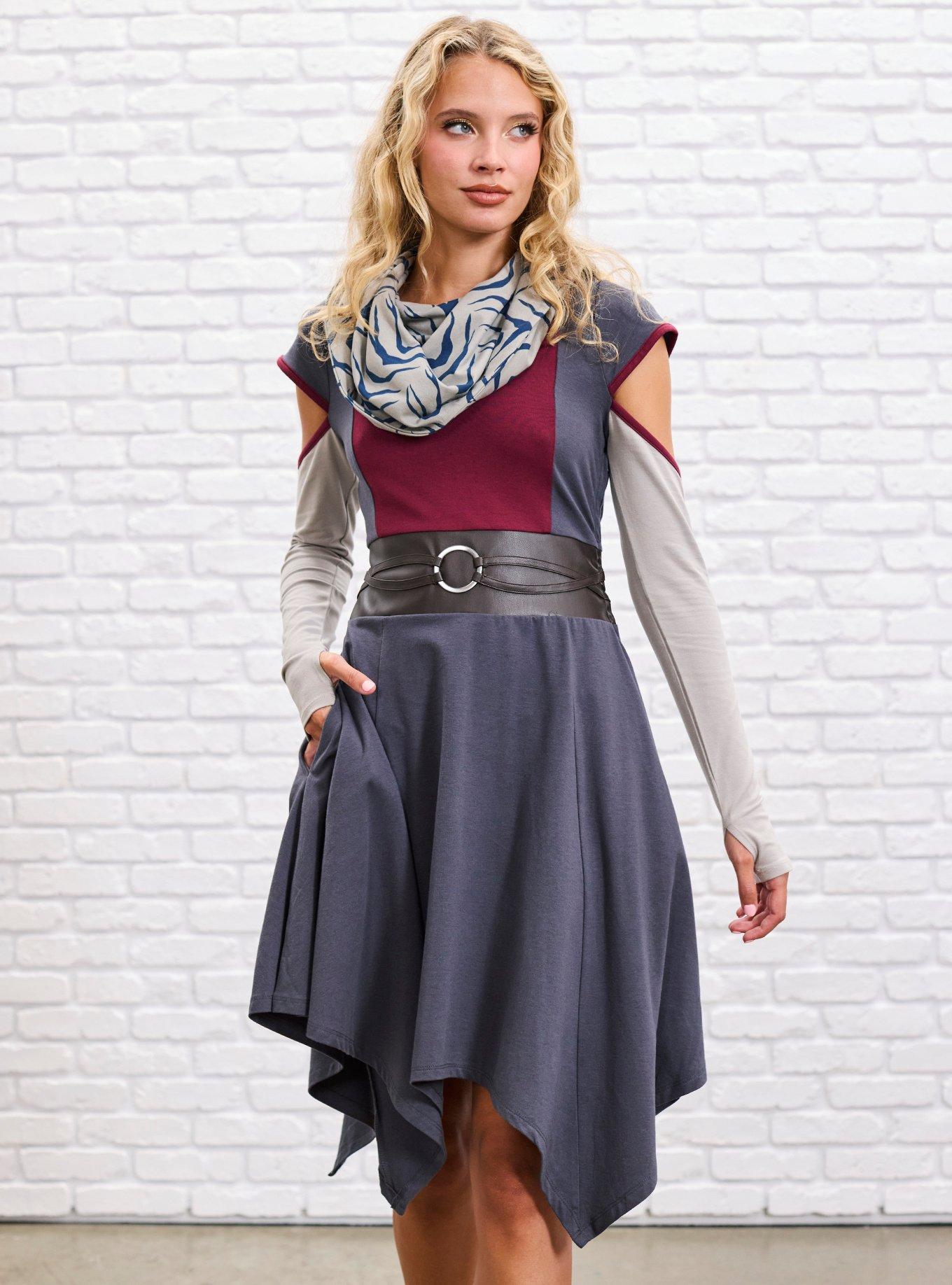 Her Universe Star Wars Ahsoka Tano Cowl Neck Dress Her Universe Exclusive, , hi-res