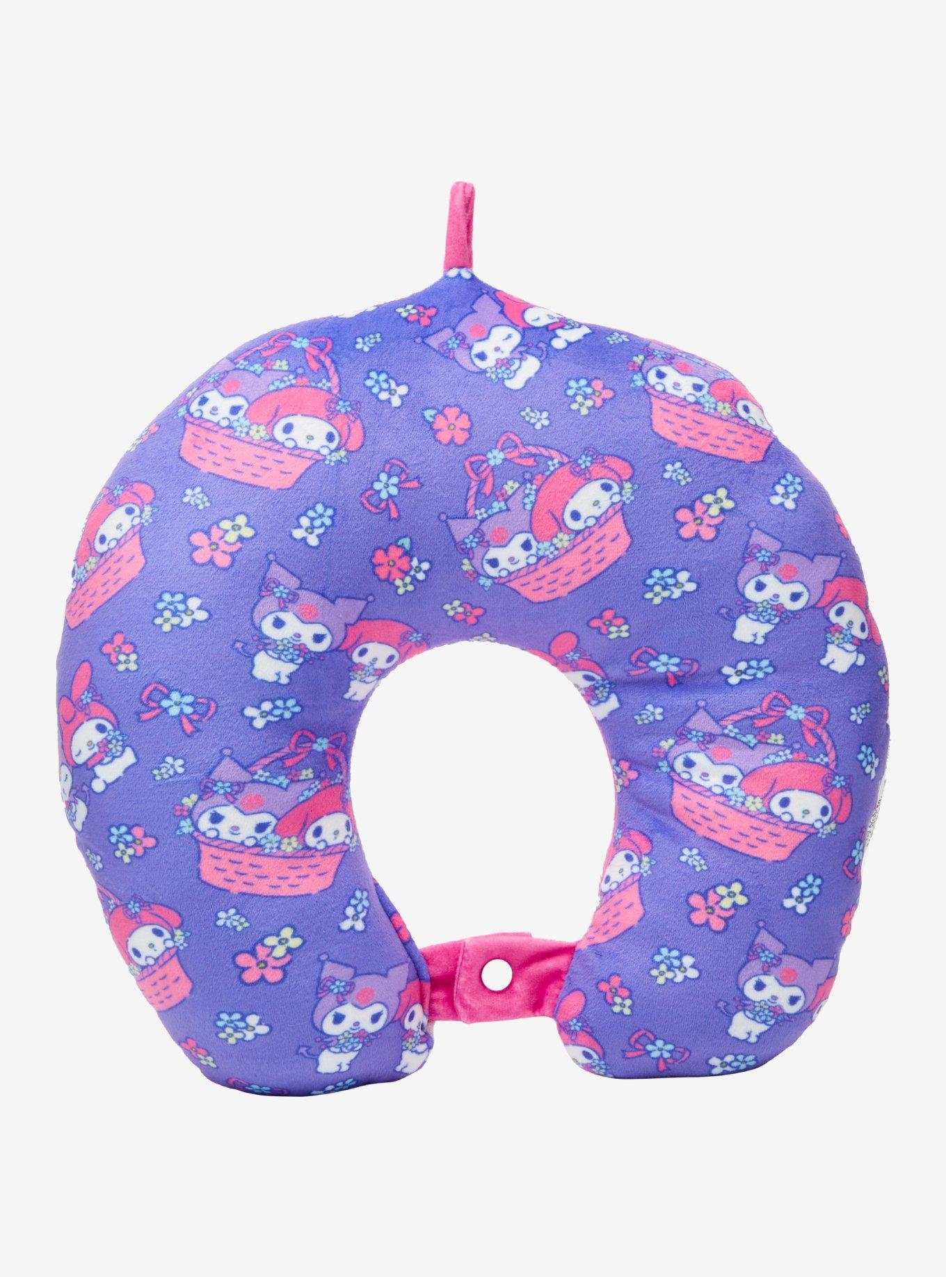 My Melody & Kuromi Travel Neck Pillow, , hi-res