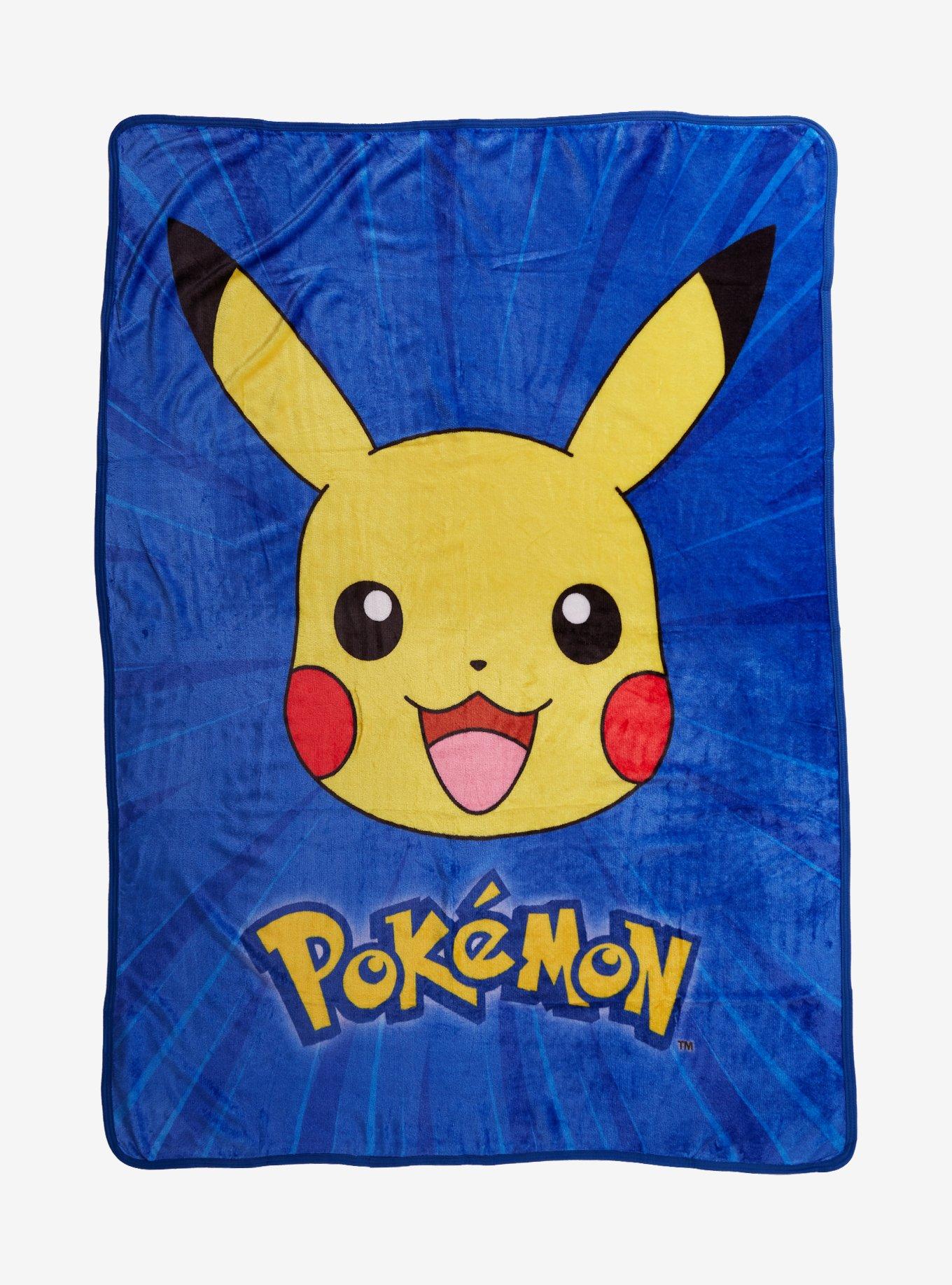 Pokemon Pikachu Portrait Throw Blanket, , hi-res